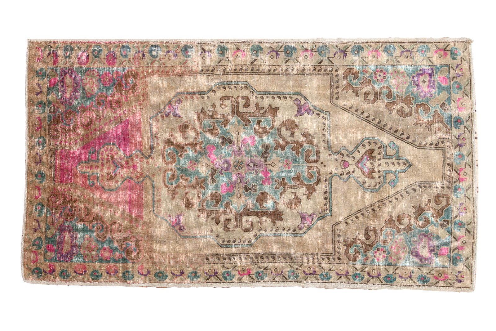4x7.5 Vintage Distressed Oushak Rug