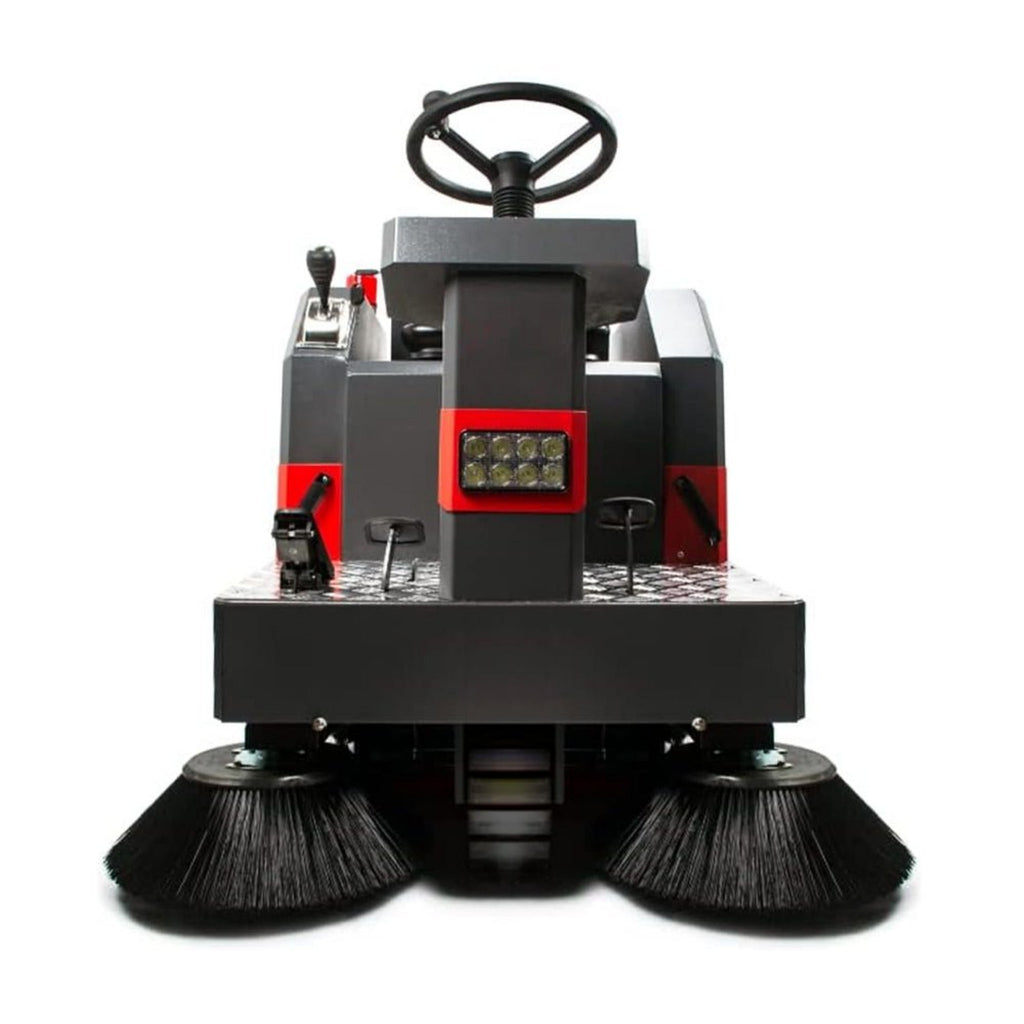 49" Heavy Duty Electric Industrial Ride-On Floor Sweeper With Dust Bin, 1400W (SAK18436)