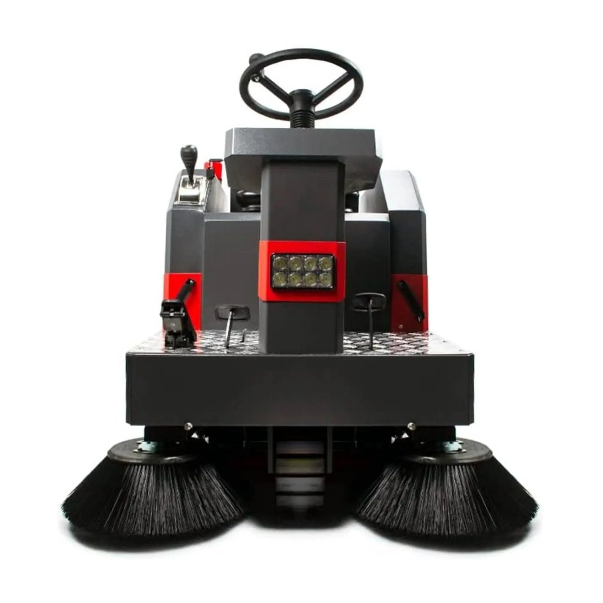 49" Heavy Duty Electric Industrial Ride-On Floor Sweeper With Dust Bin, 1400W (SAK18436)