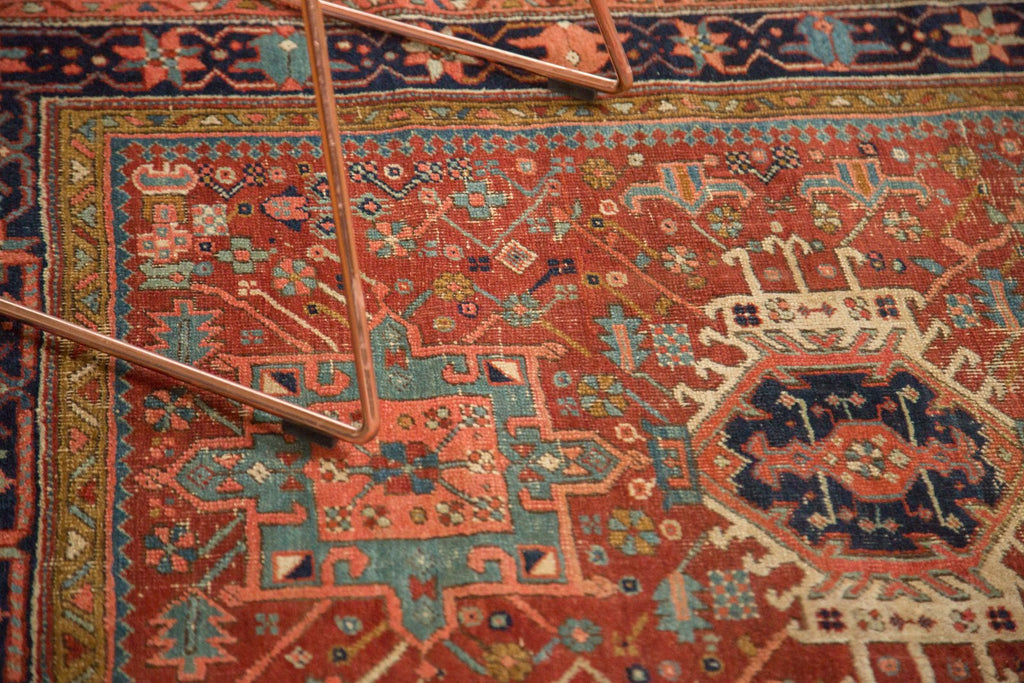 4x4.5 Antique Fine Karaja Square Rug