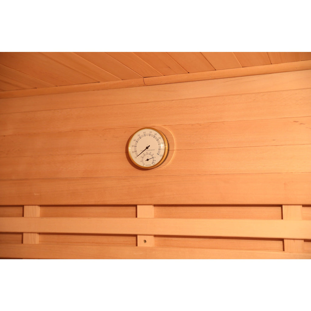 SAUNA EVOLUTION®  Outdoor Wood Steam Sauna（5-6 Person）Cabin 04