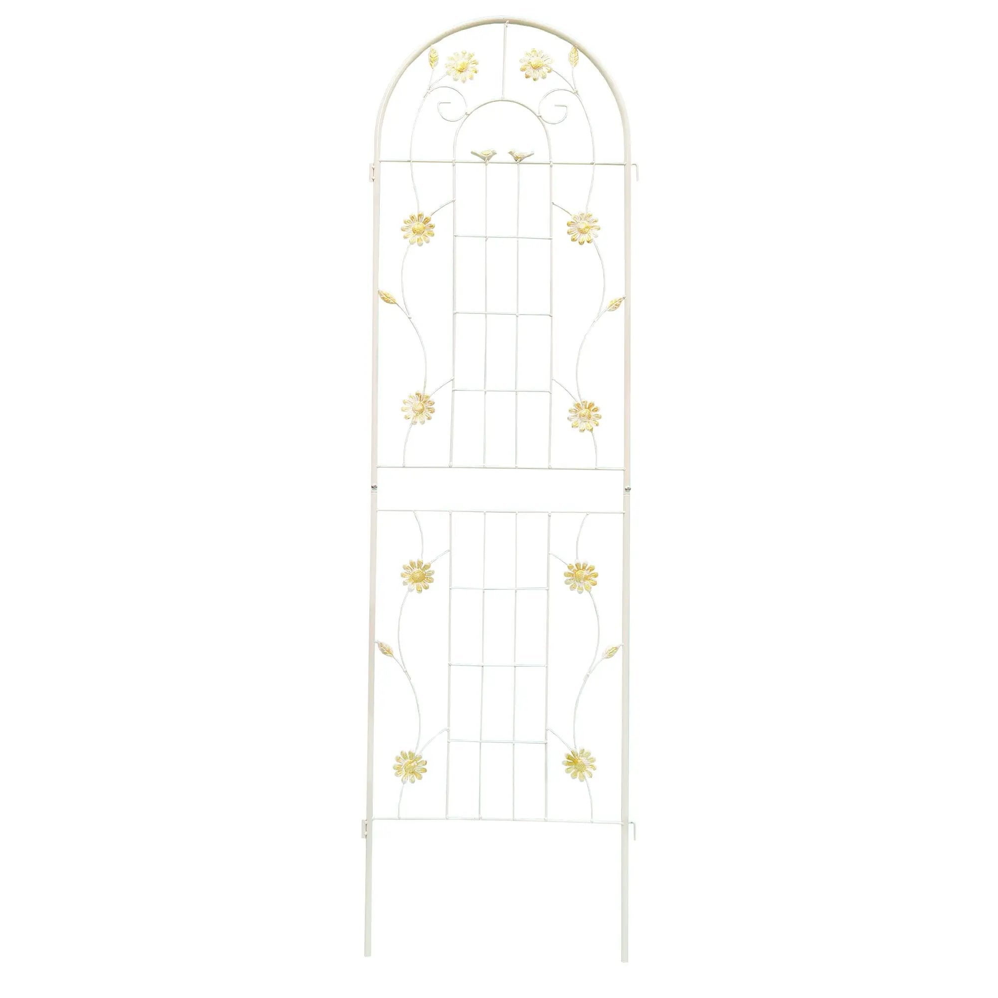 Metal Garden Trellis Rustproof Trellis For Climbing Plant Outdoor Flower Support