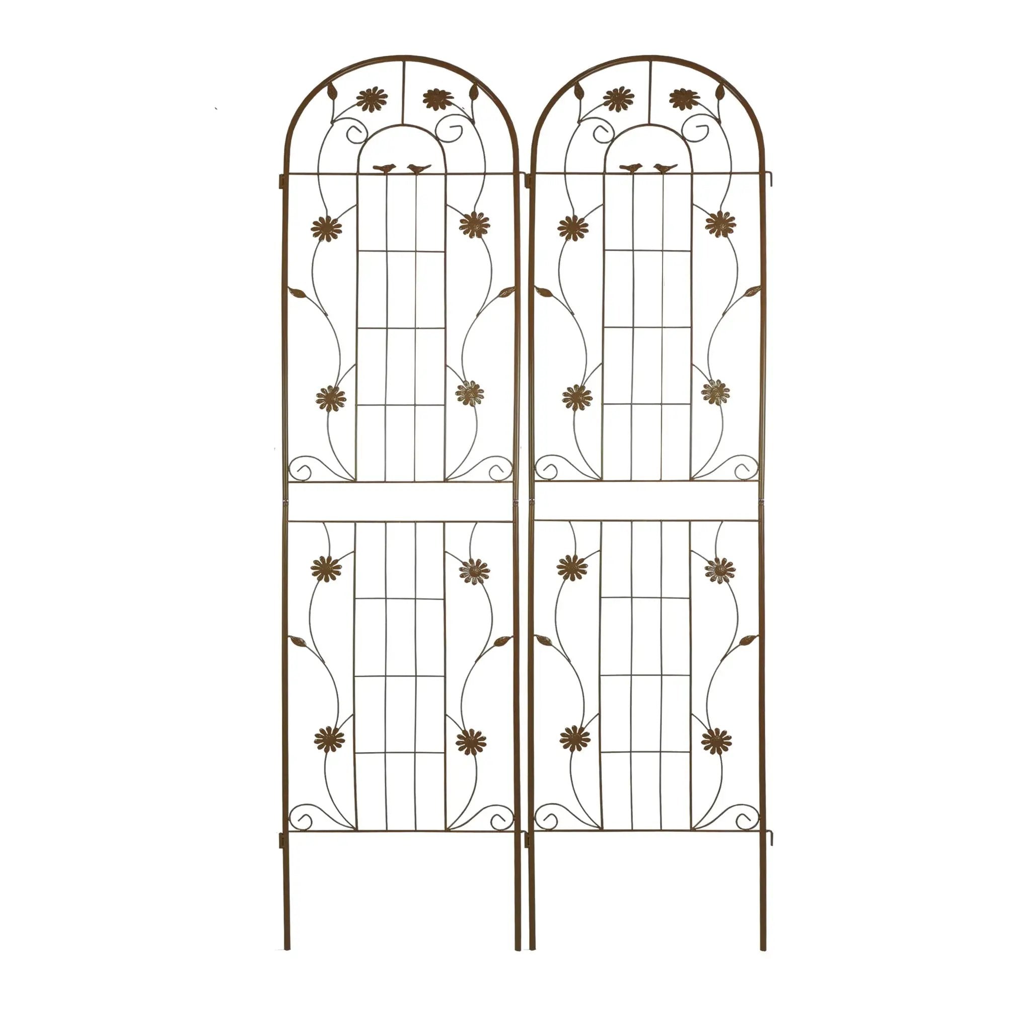 Metal Garden Trellis Rustproof Trellis For Climbing Plant Outdoor Flower Support