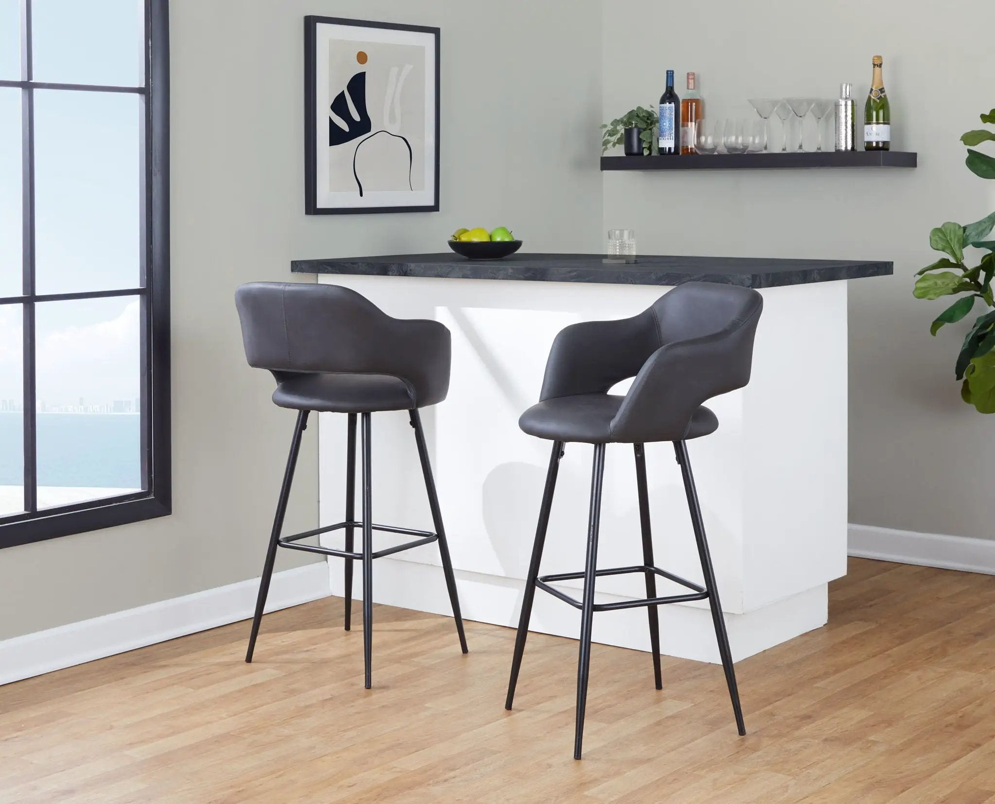 Margarite - Contemporary Barstool (Set of 2)