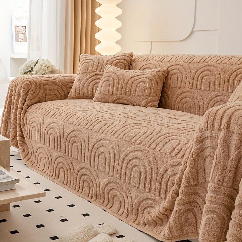 Luxurious Four Seasons Jacquard Slipcover | Waterproof Cover for Couch