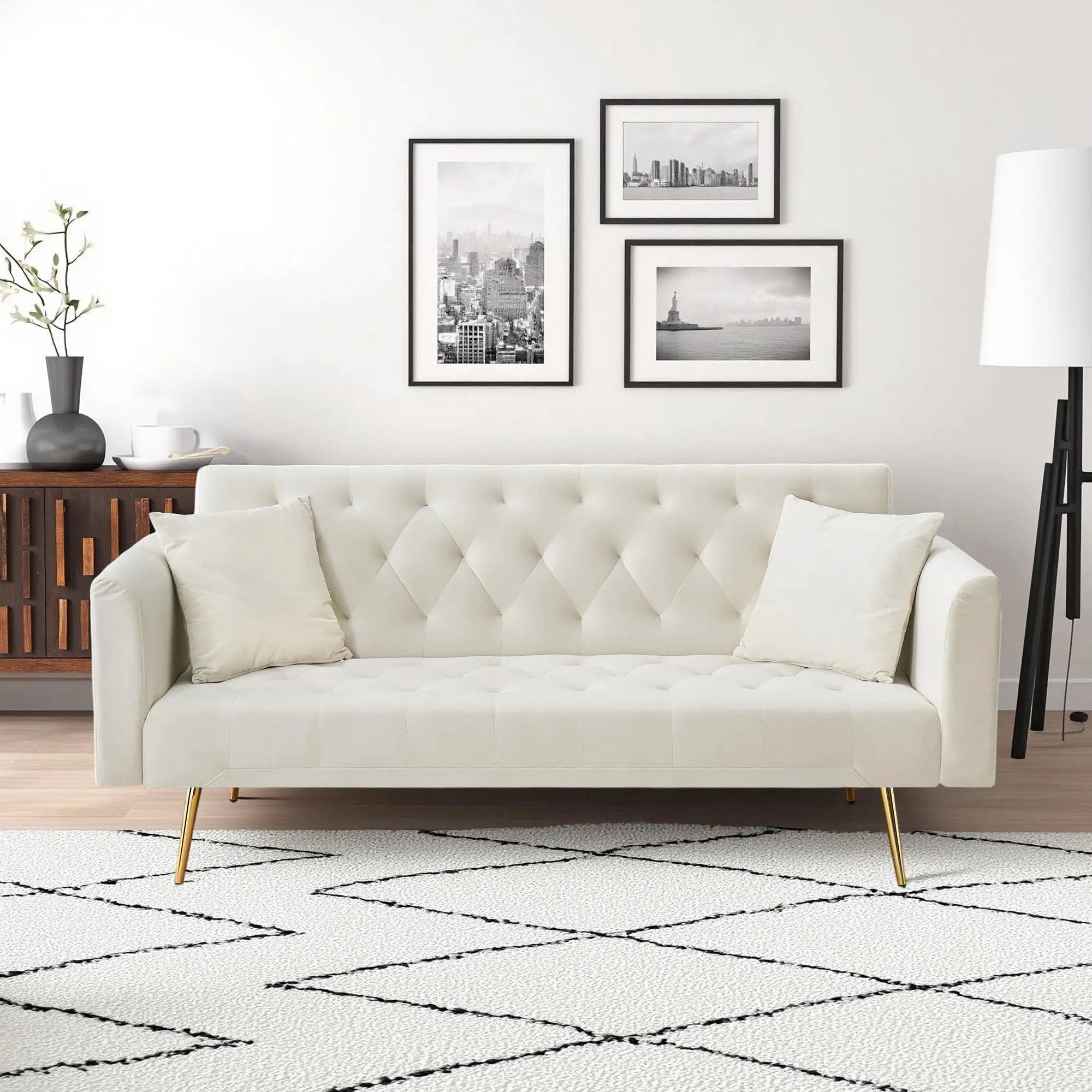 Convertible Double Folding Living Room Sofa Bed