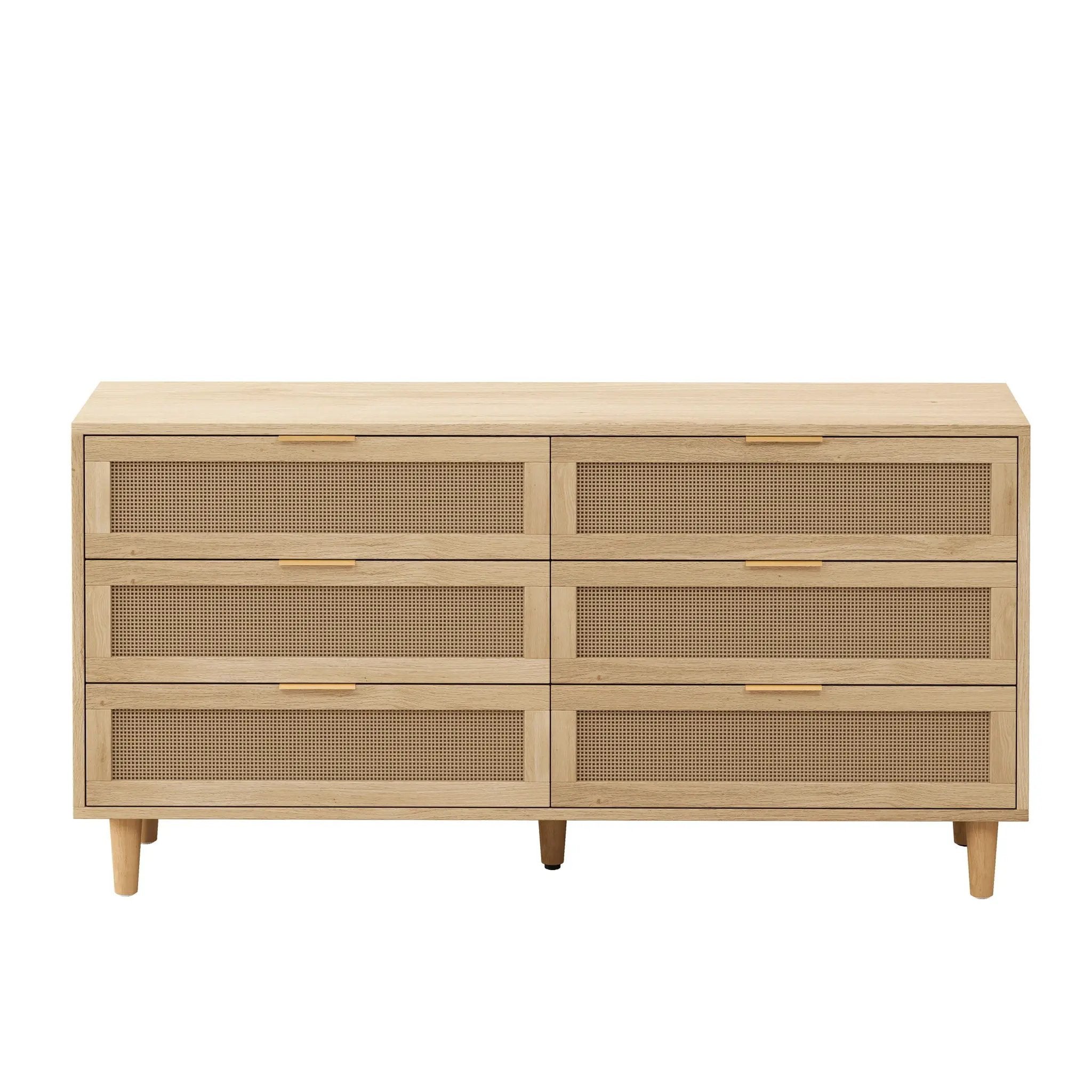 6 Drawer Storage Modern Cabinet For Bedroom