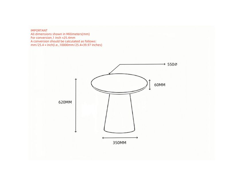Classic Round Accent Table in White