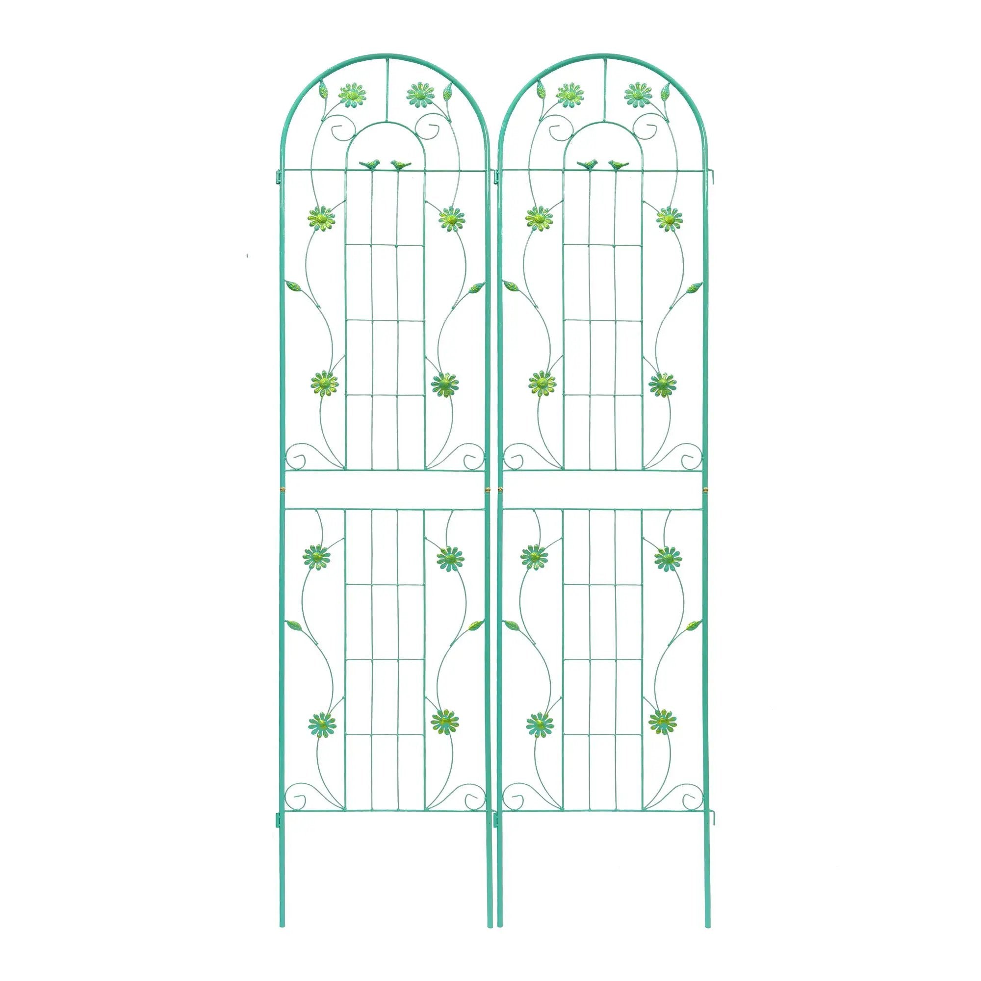 Metal Garden Trellis Rustproof Trellis For Climbing Plant Outdoor Flower Support