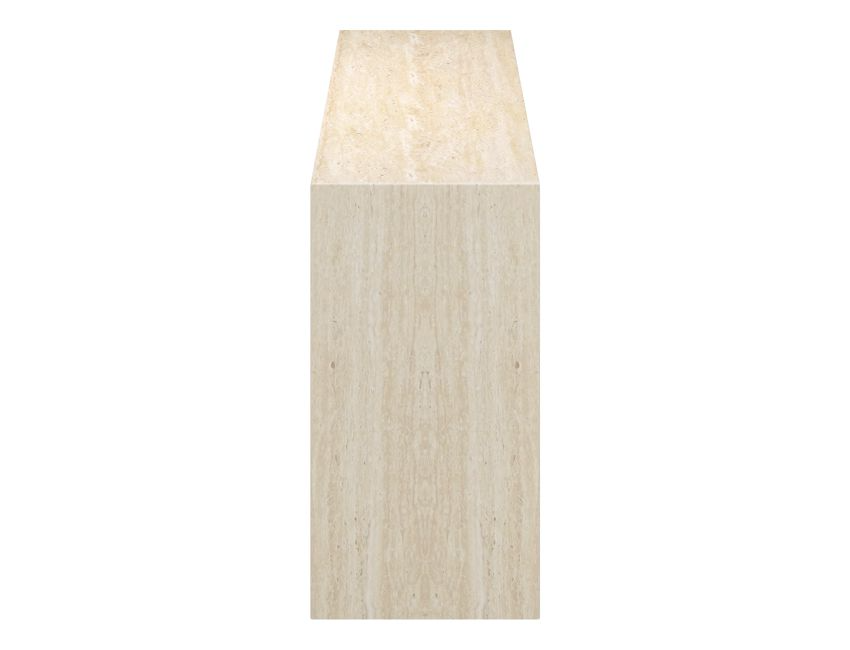 Milano Console Table in Travertine