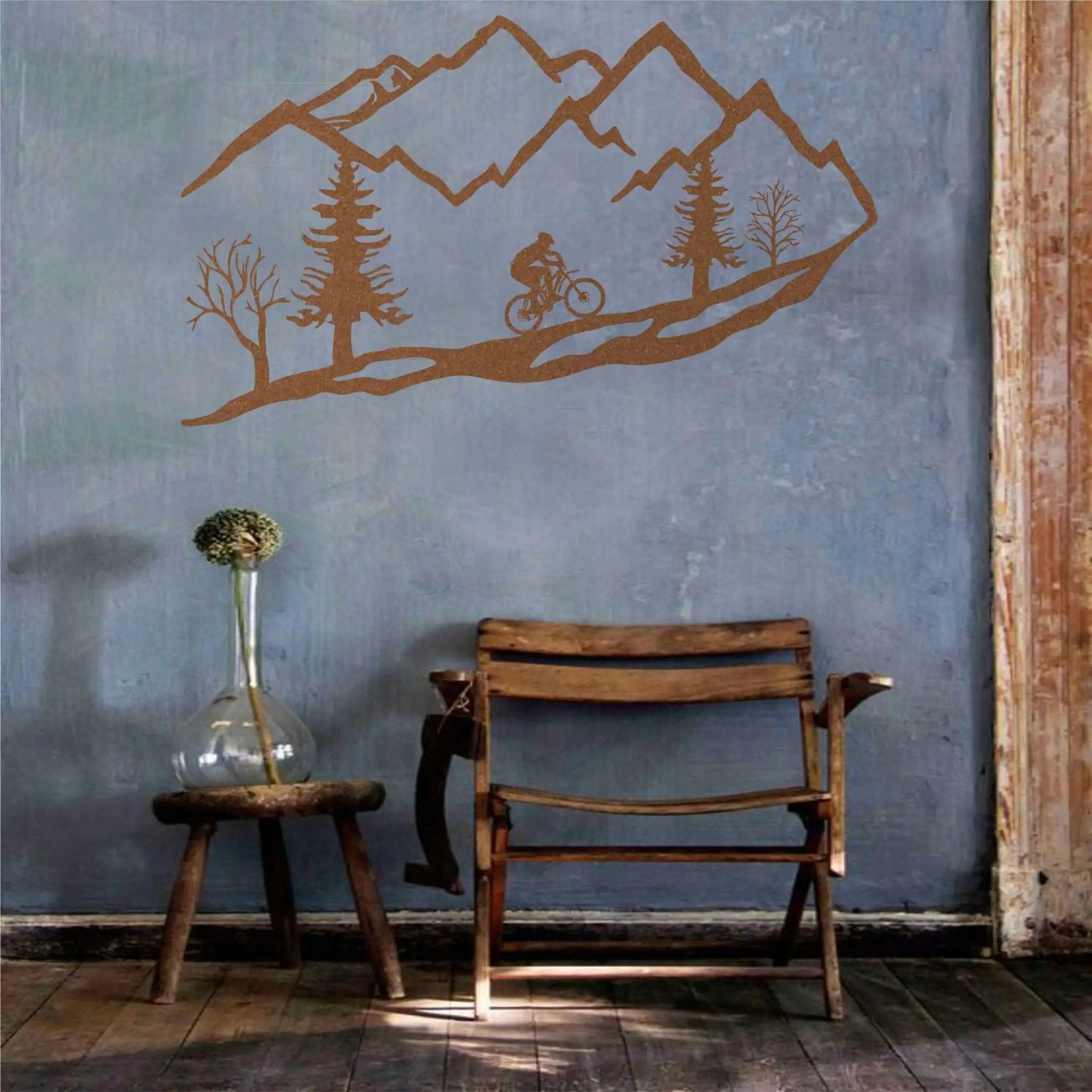 Biker Metal Wall Art