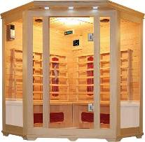 SAUNA EVOLUTION®  Indoor Wooden Dry Cabin Customized Sauna Room Far Infrared 04