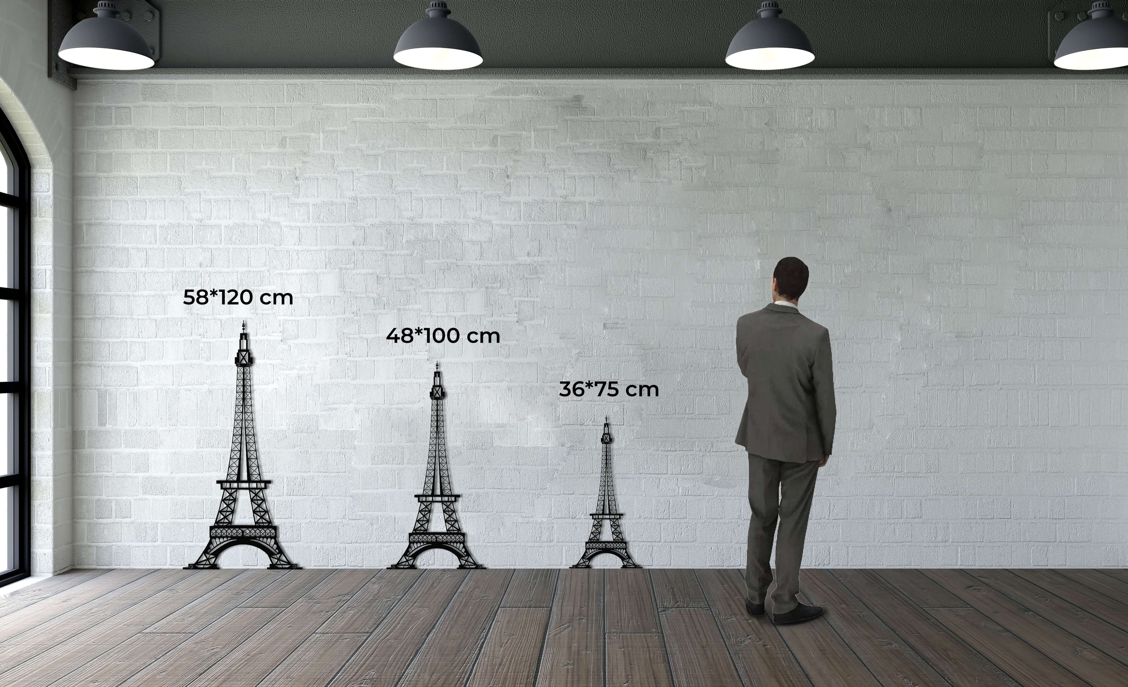 Eiffel Tower Metal Wall Art