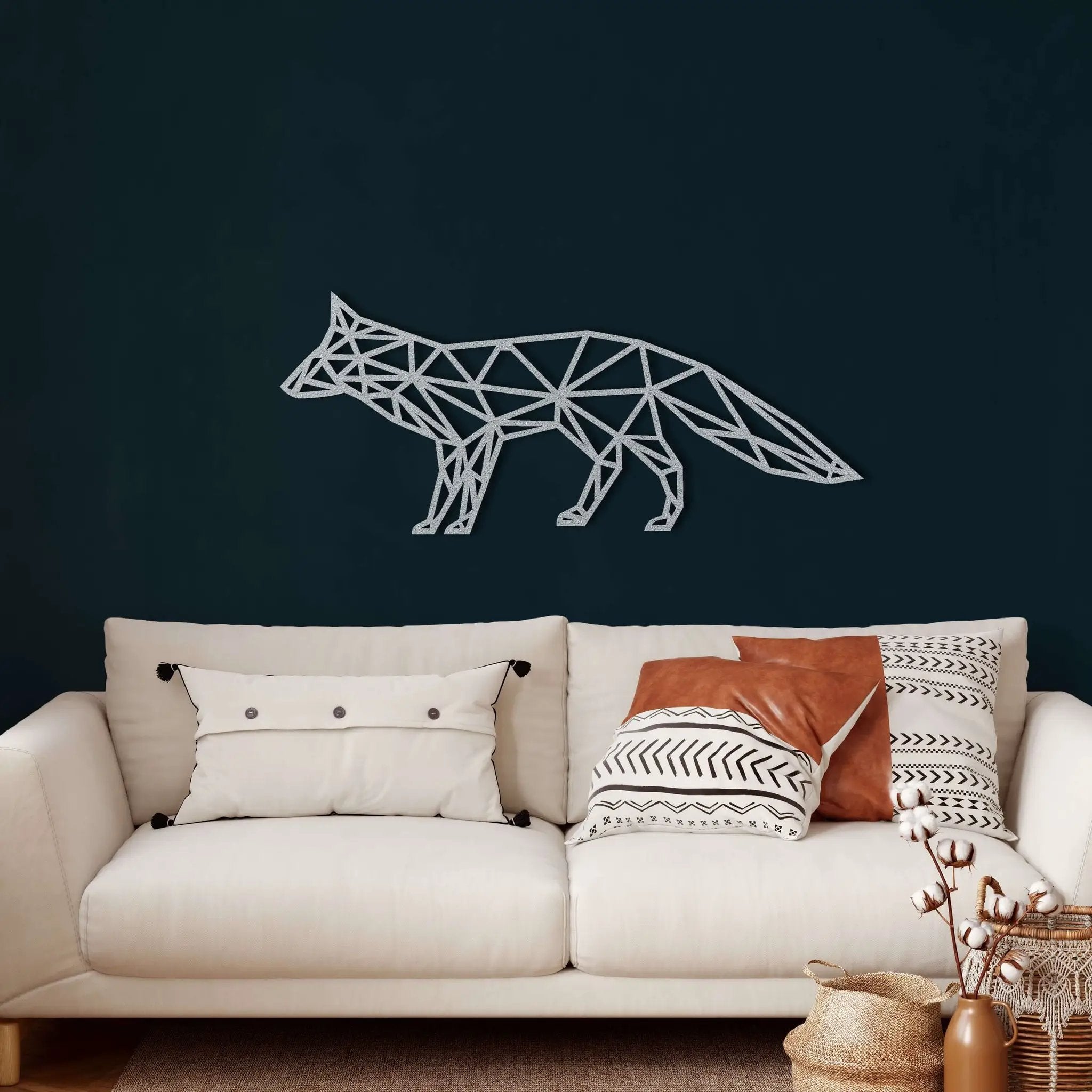 Fox Metal Wall Art
