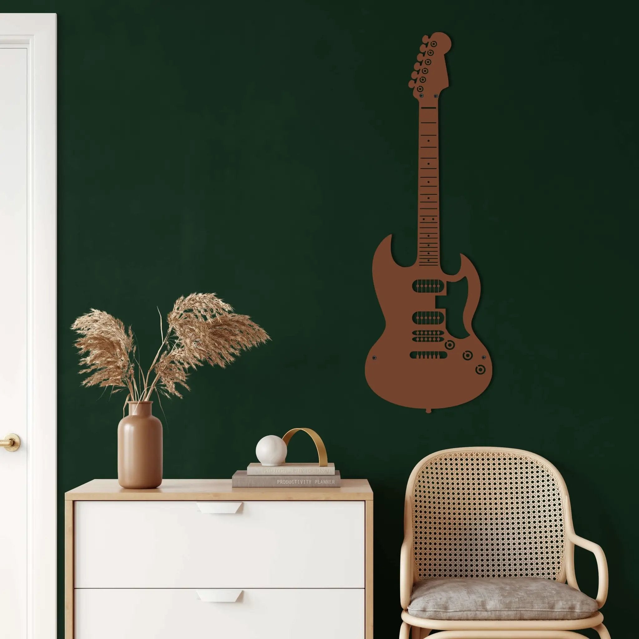 Guitar Metal Wall Art