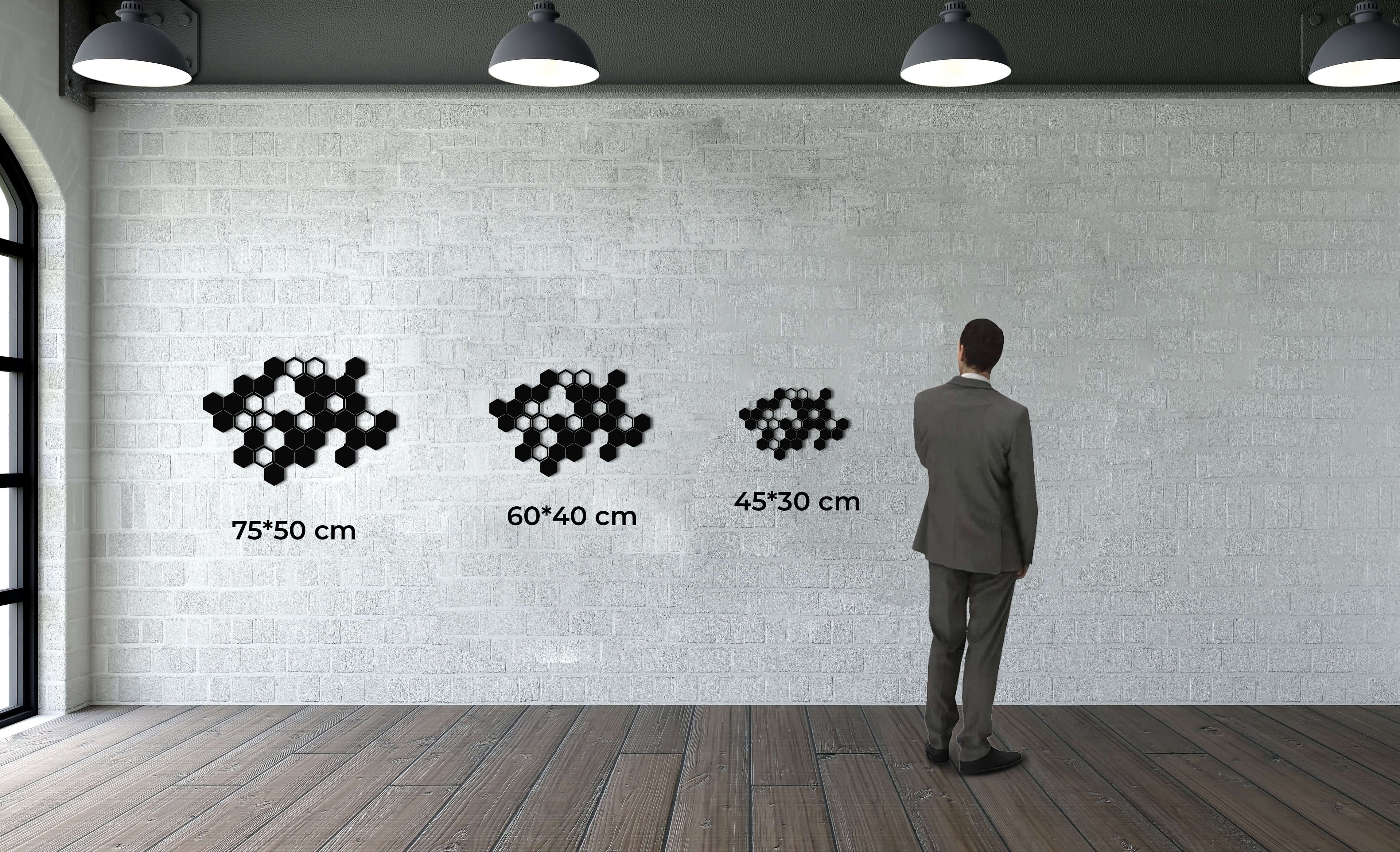 Honeycombs Metal Wall Art