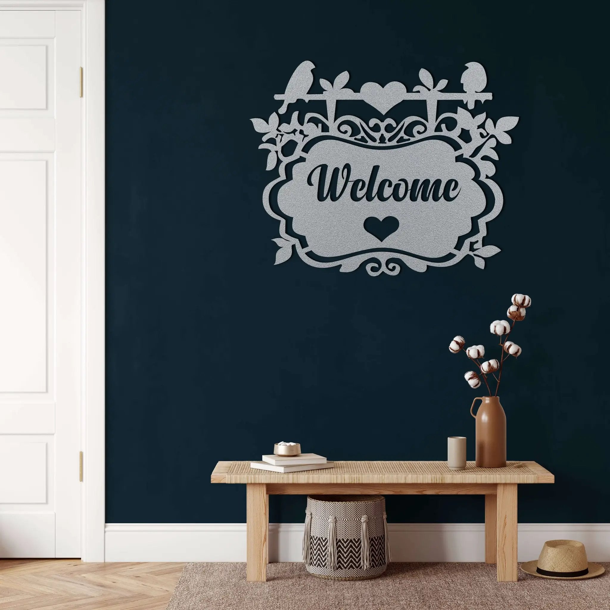 Welcome Metal Wall Art
