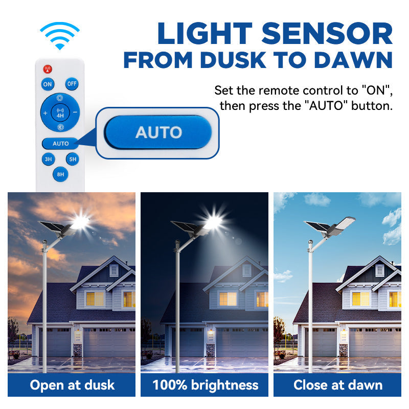 1800W solar street light with 20ft /16ft pole