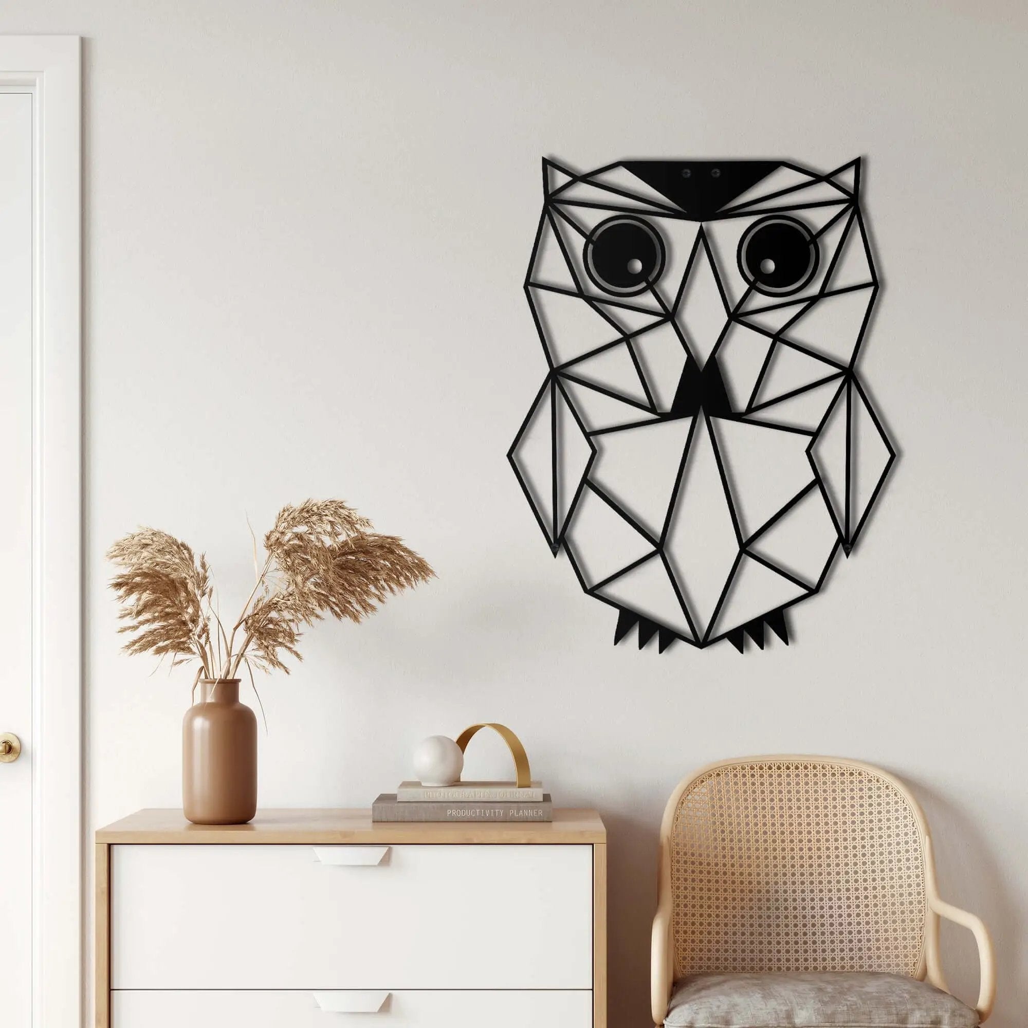 Owl Metal Wall Art