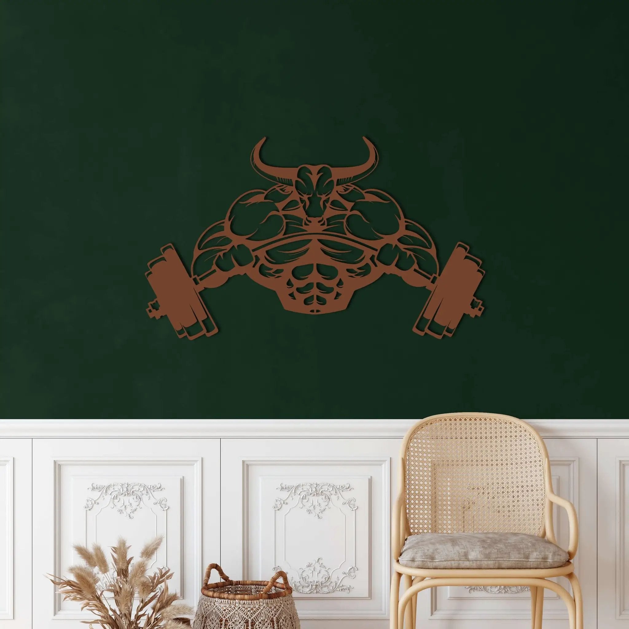 Bull Metal Wall Art