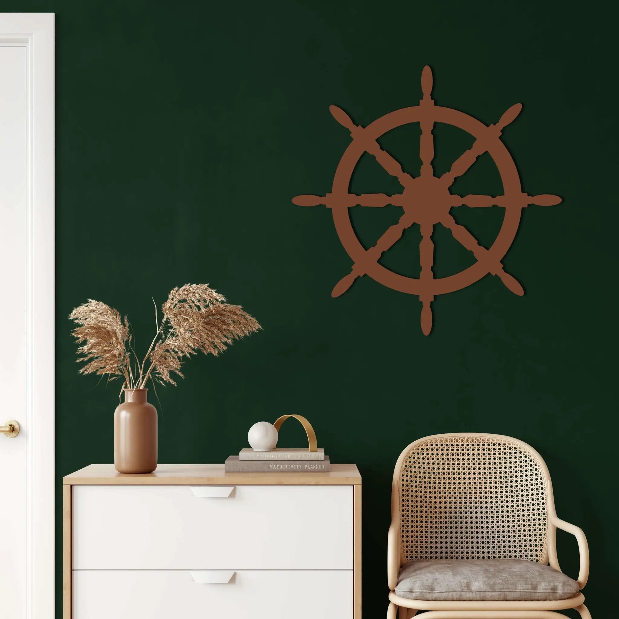 Rudder Metal Wall Art