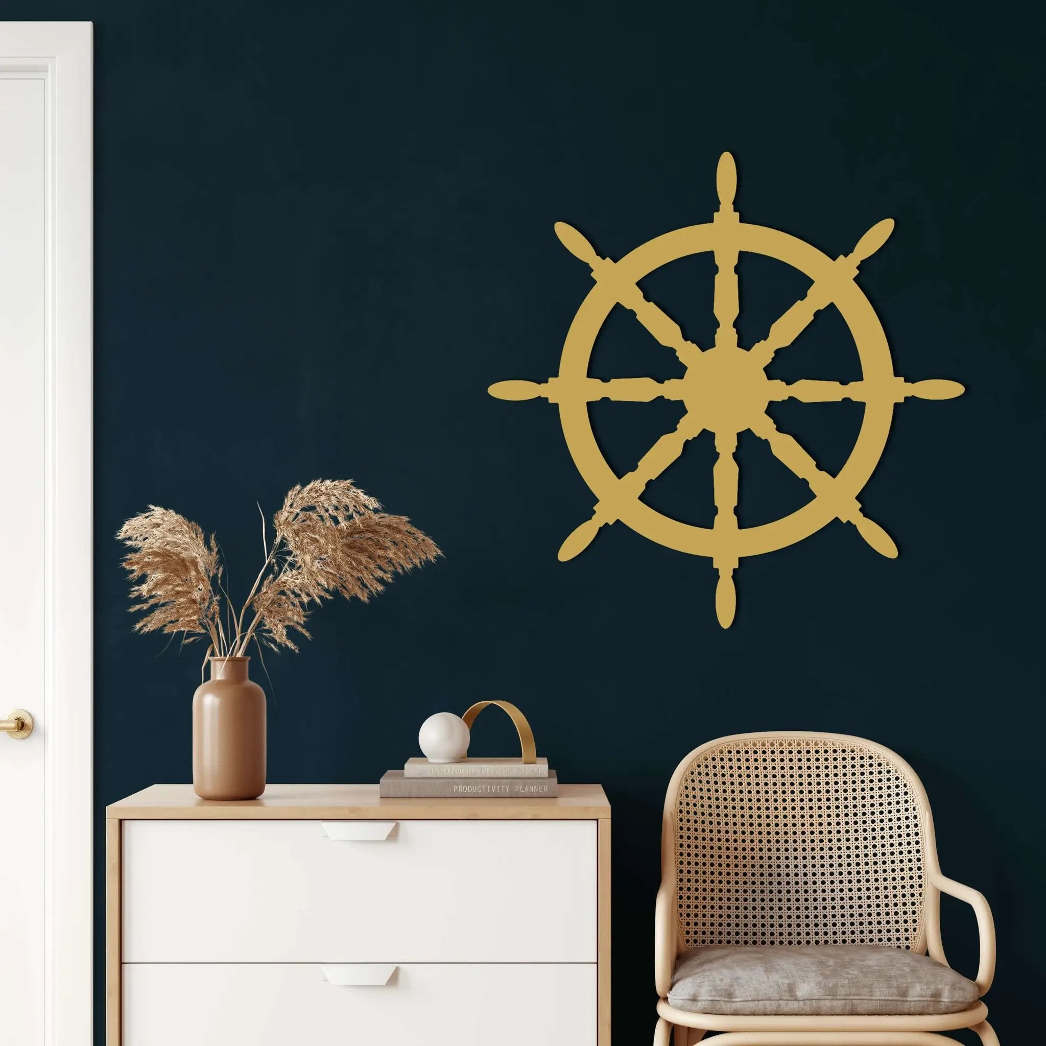 Rudder Metal Wall Art