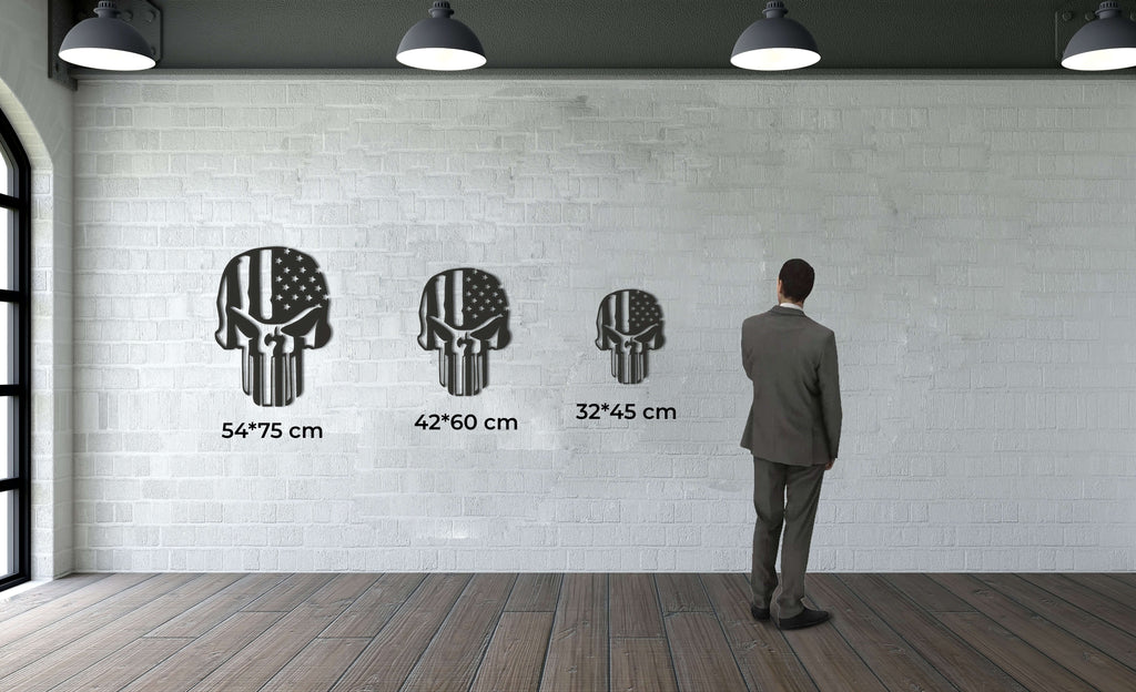 Skull Metal Wall Art