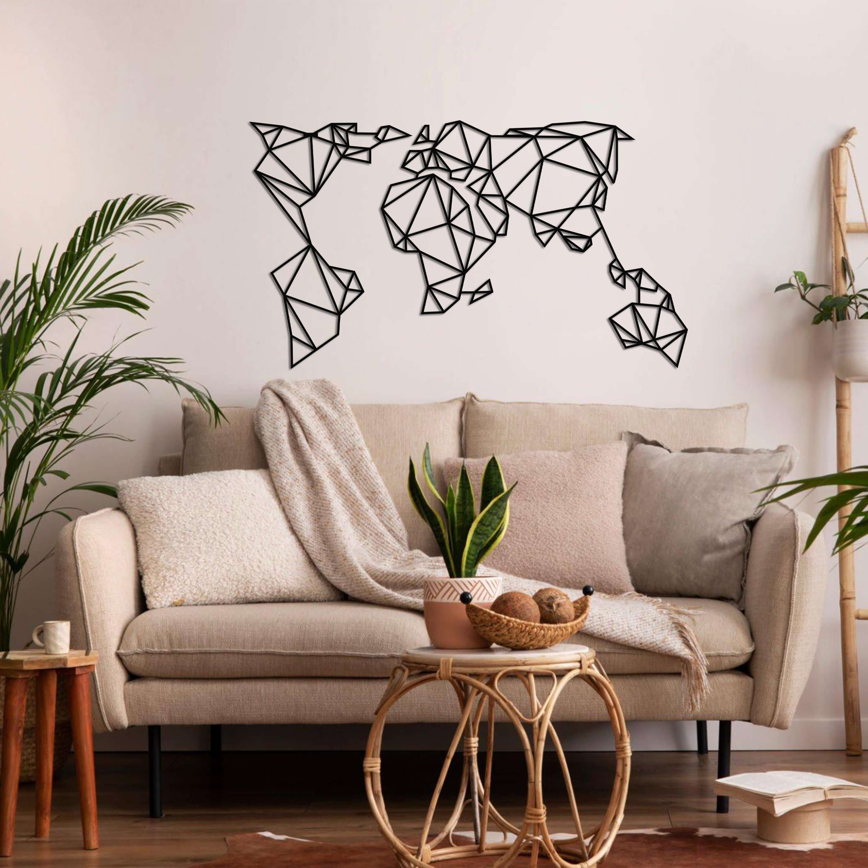 Geometric World Map