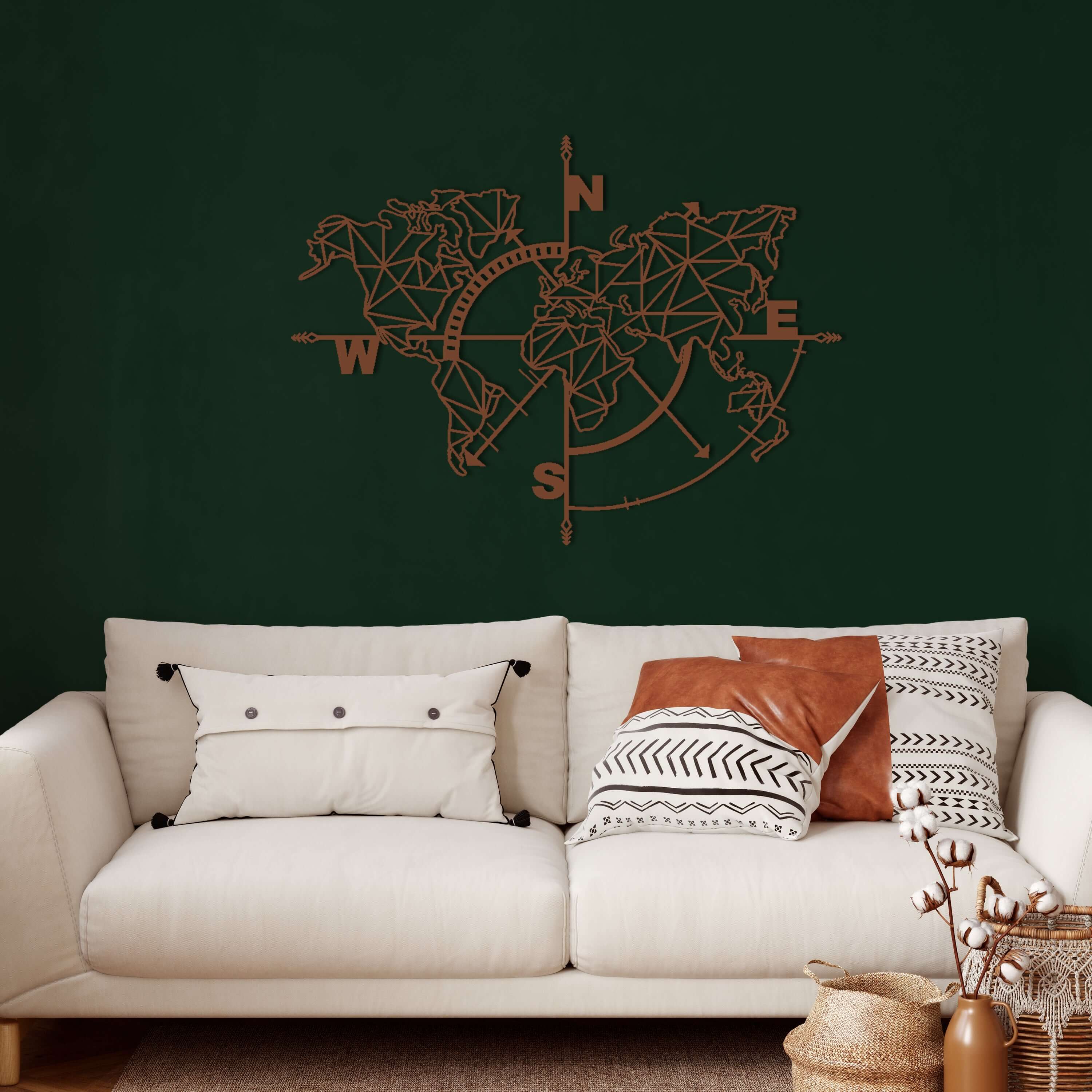 Geometric World Map