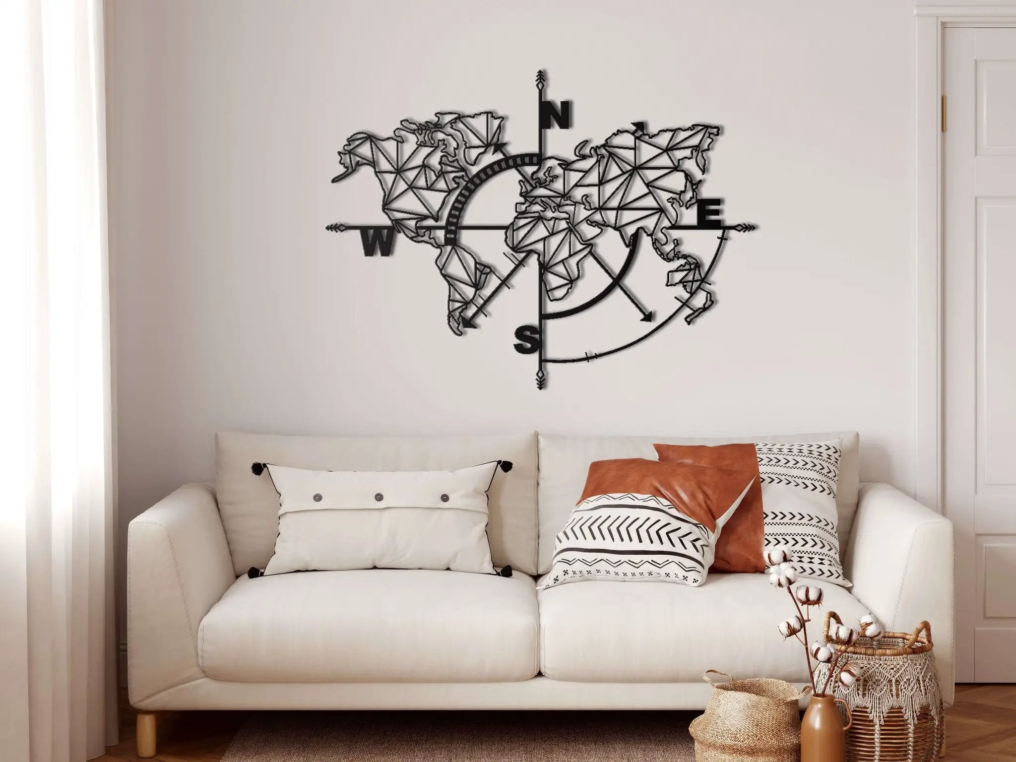 Geometric World Map
