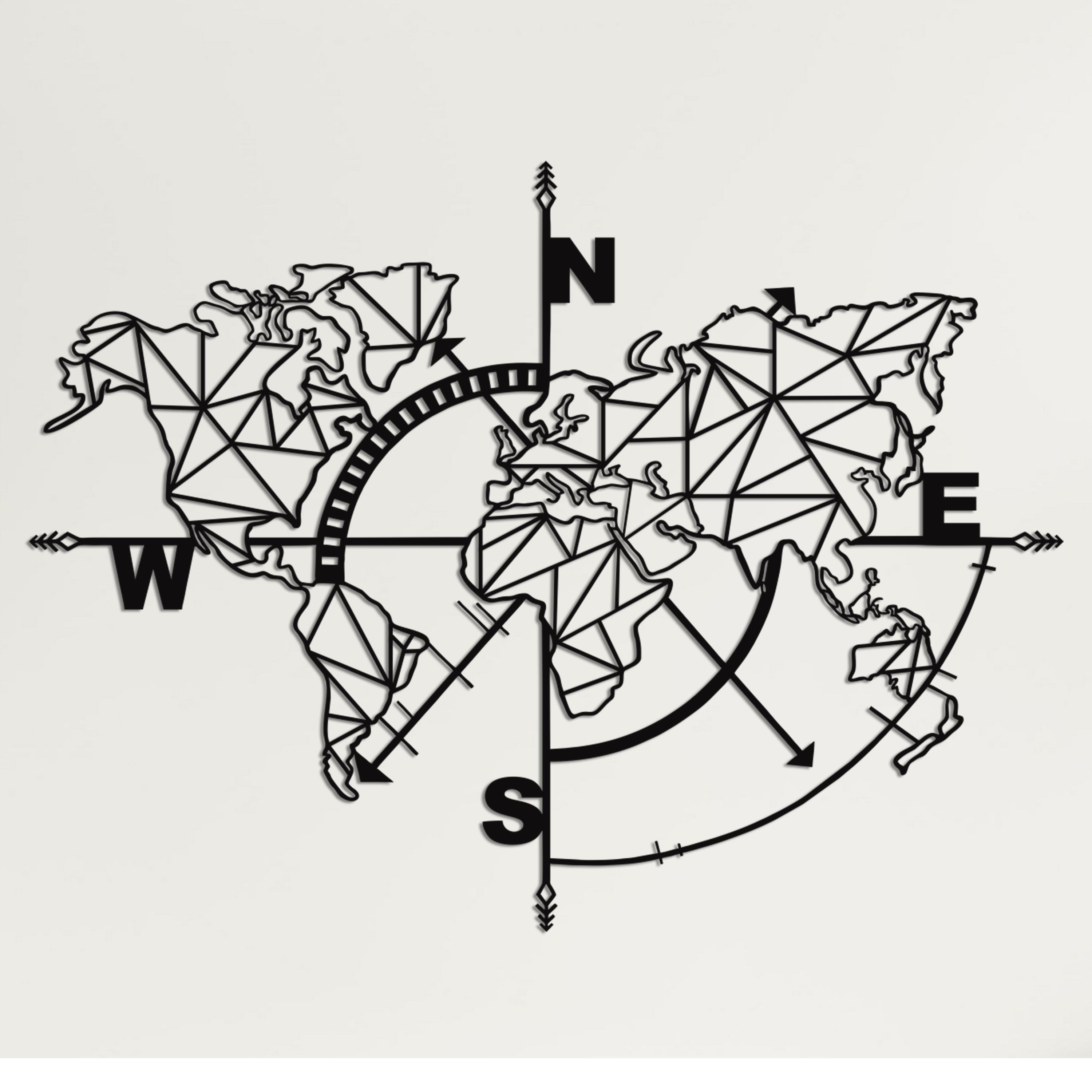 Geometric World Map