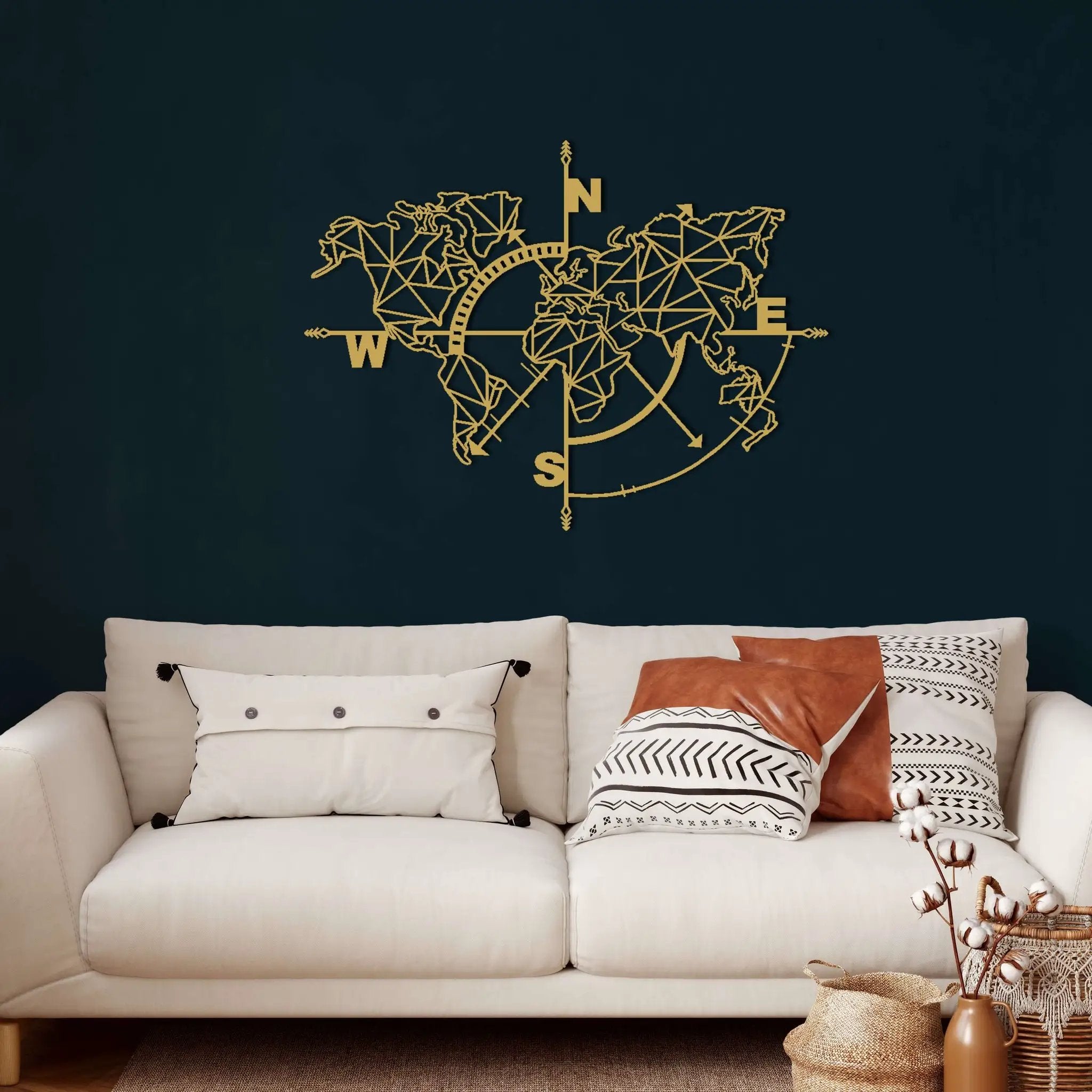 Geometric World Map