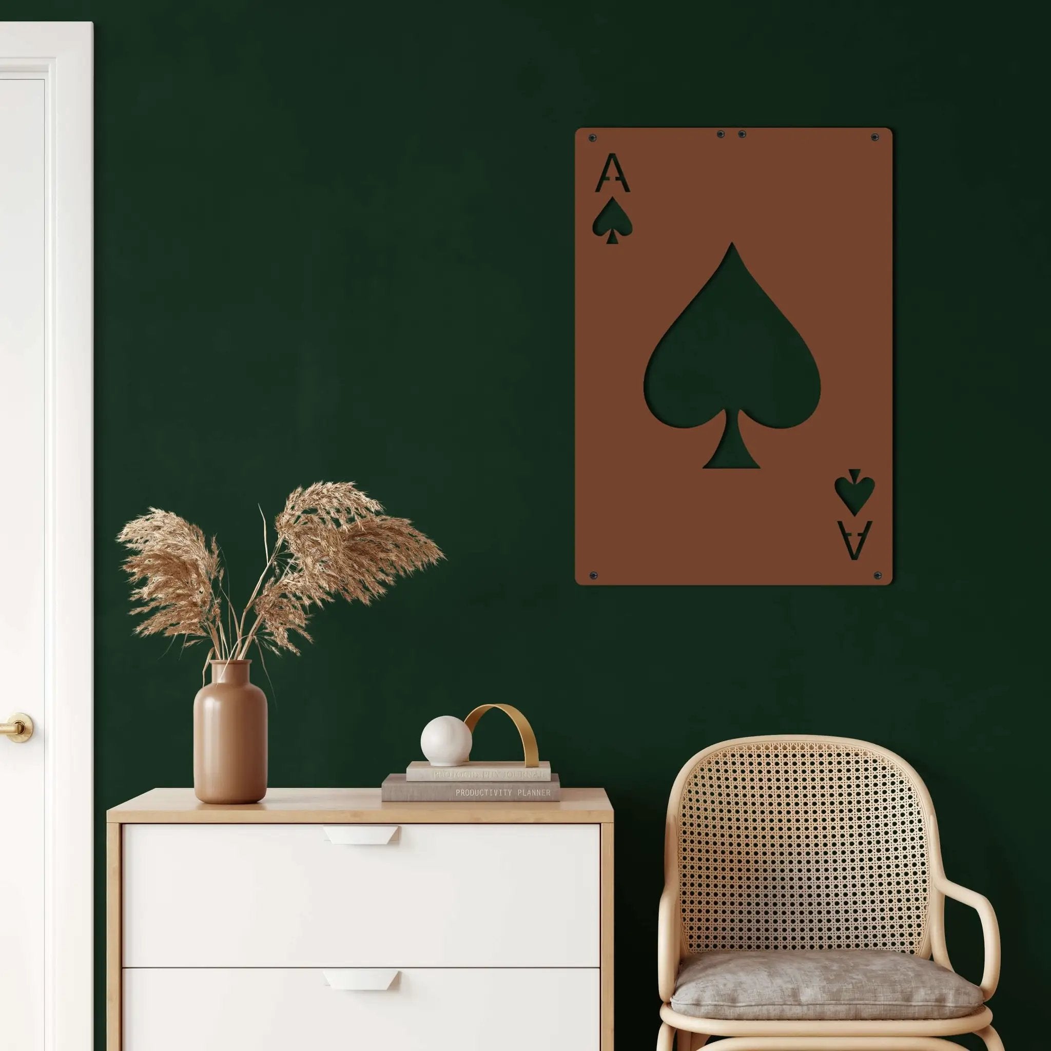 Ace Of Spades Metal Wall Art