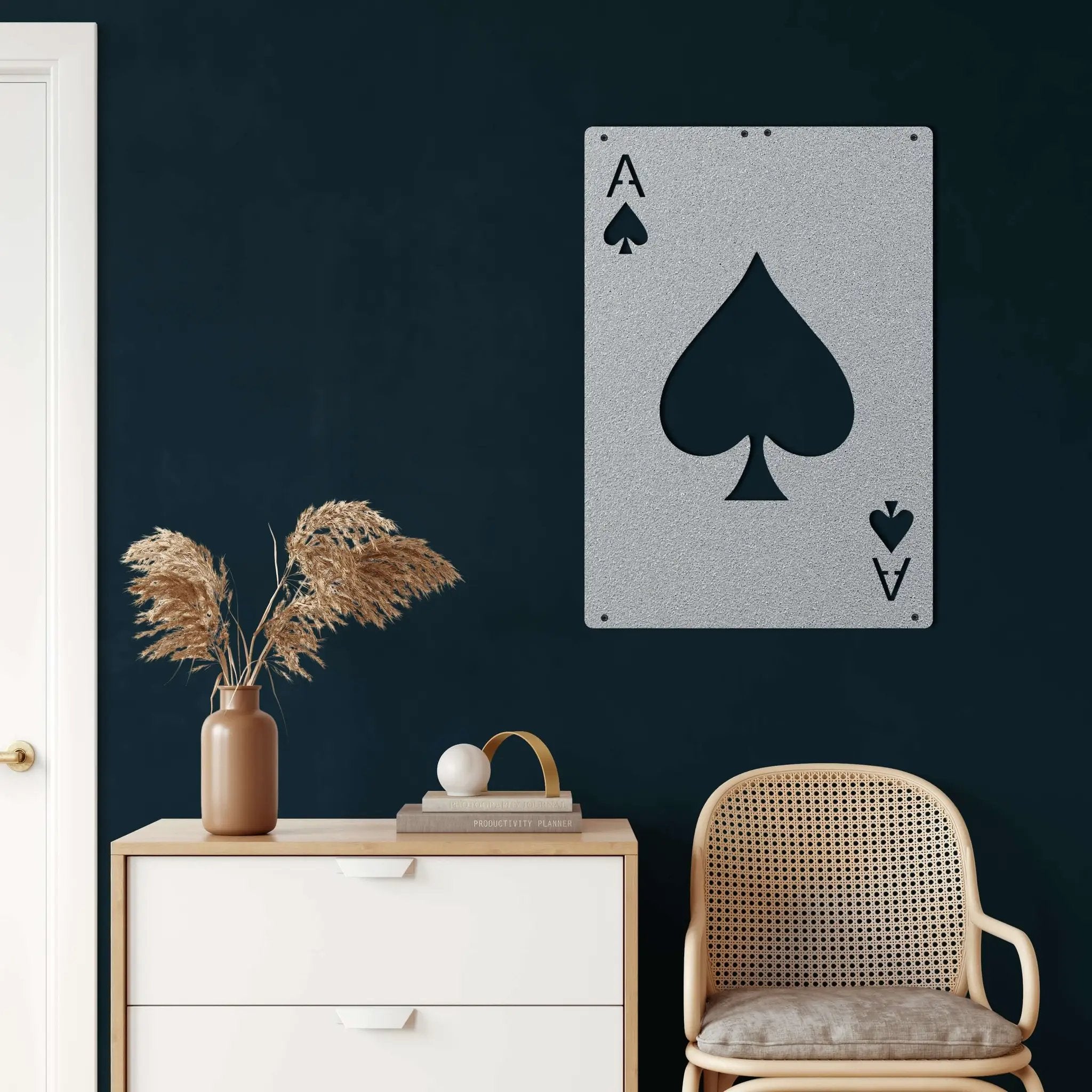 Ace Of Spades Metal Wall Art