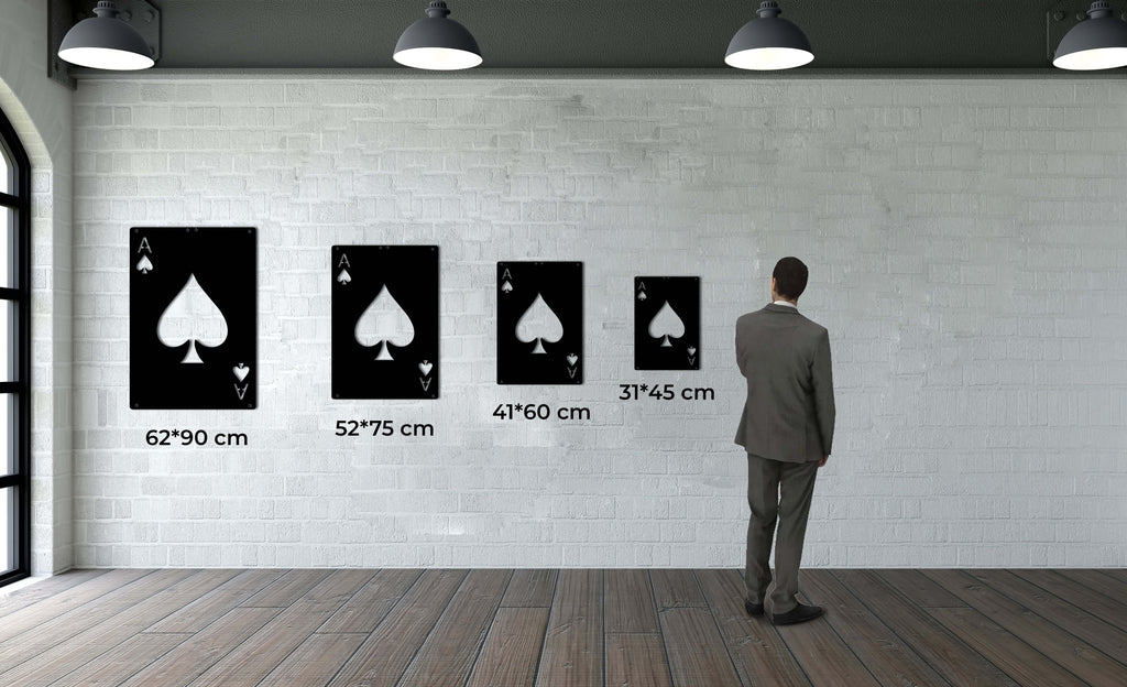Ace Of Spades Metal Wall Art