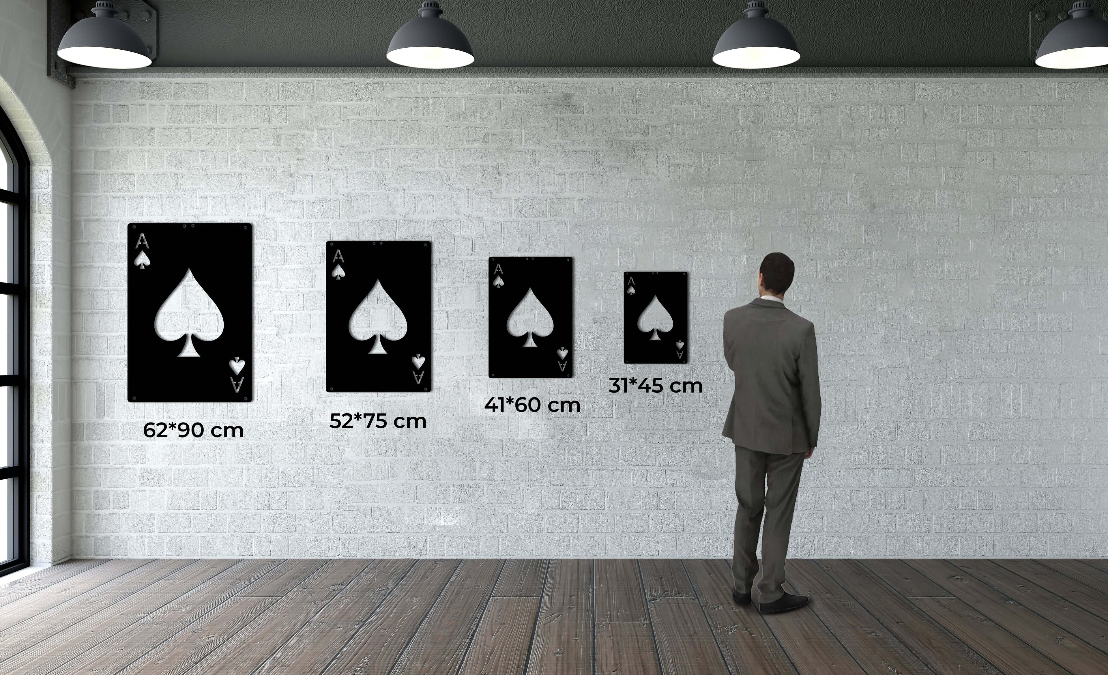 Ace Of Spades Metal Wall Art