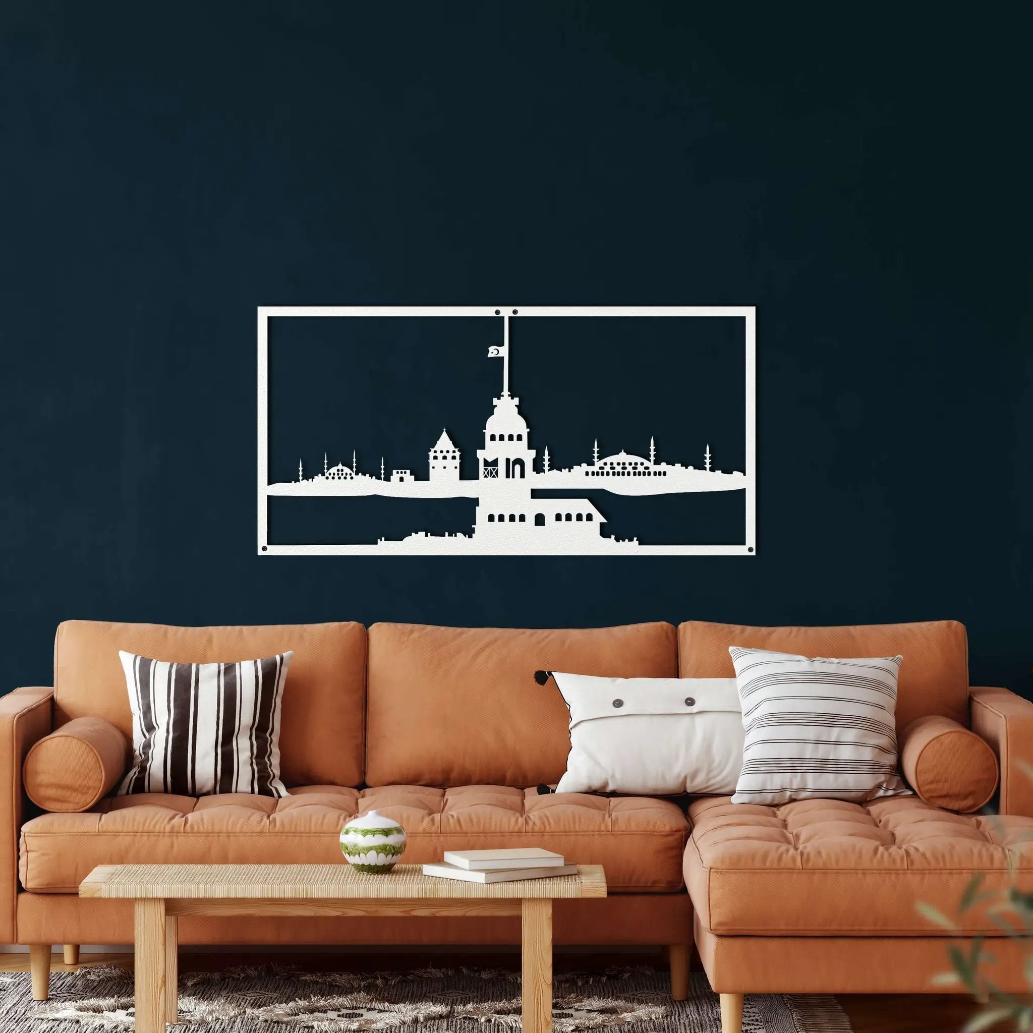 Maiden's Tower Metal Wall Art