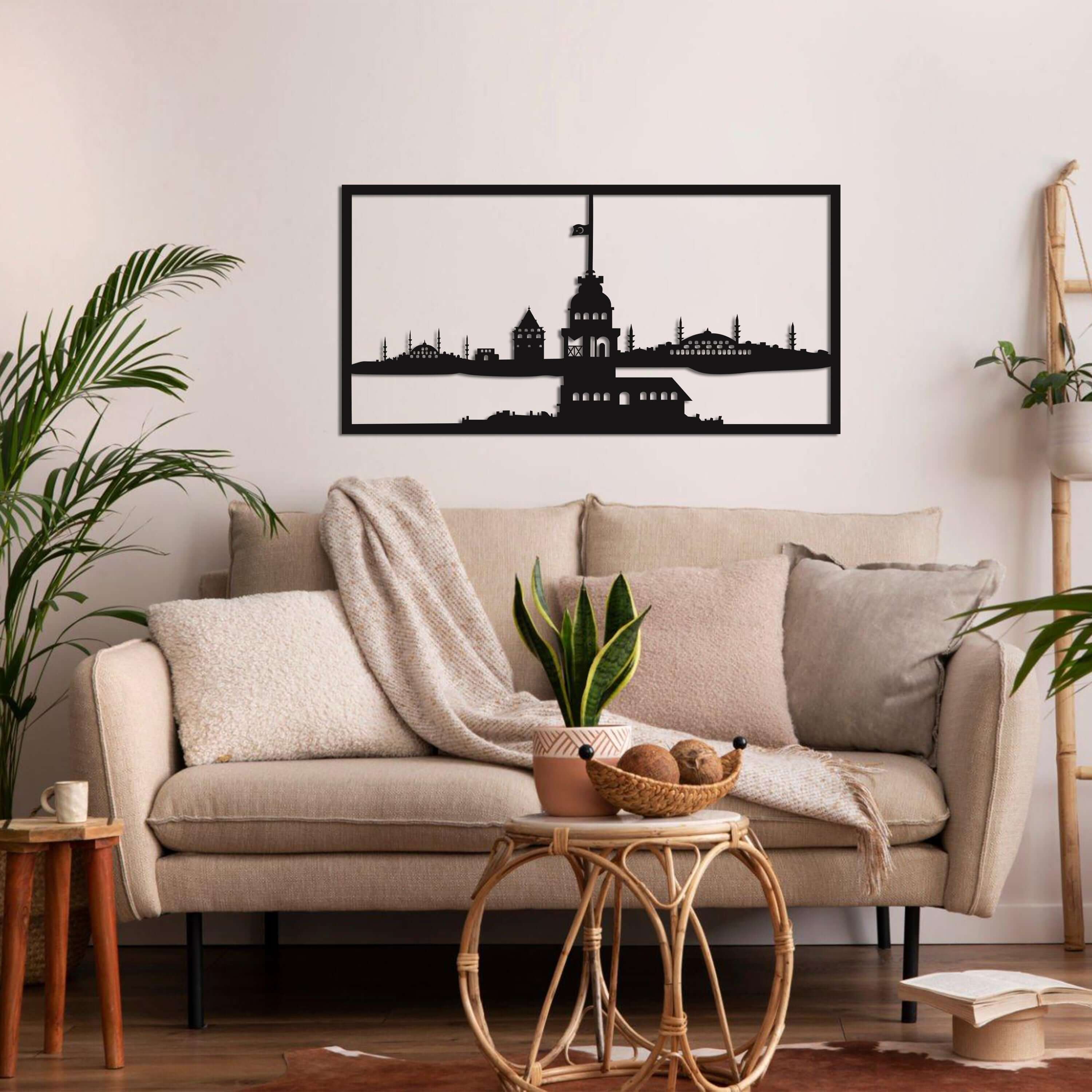Maiden's Tower Metal Wall Art