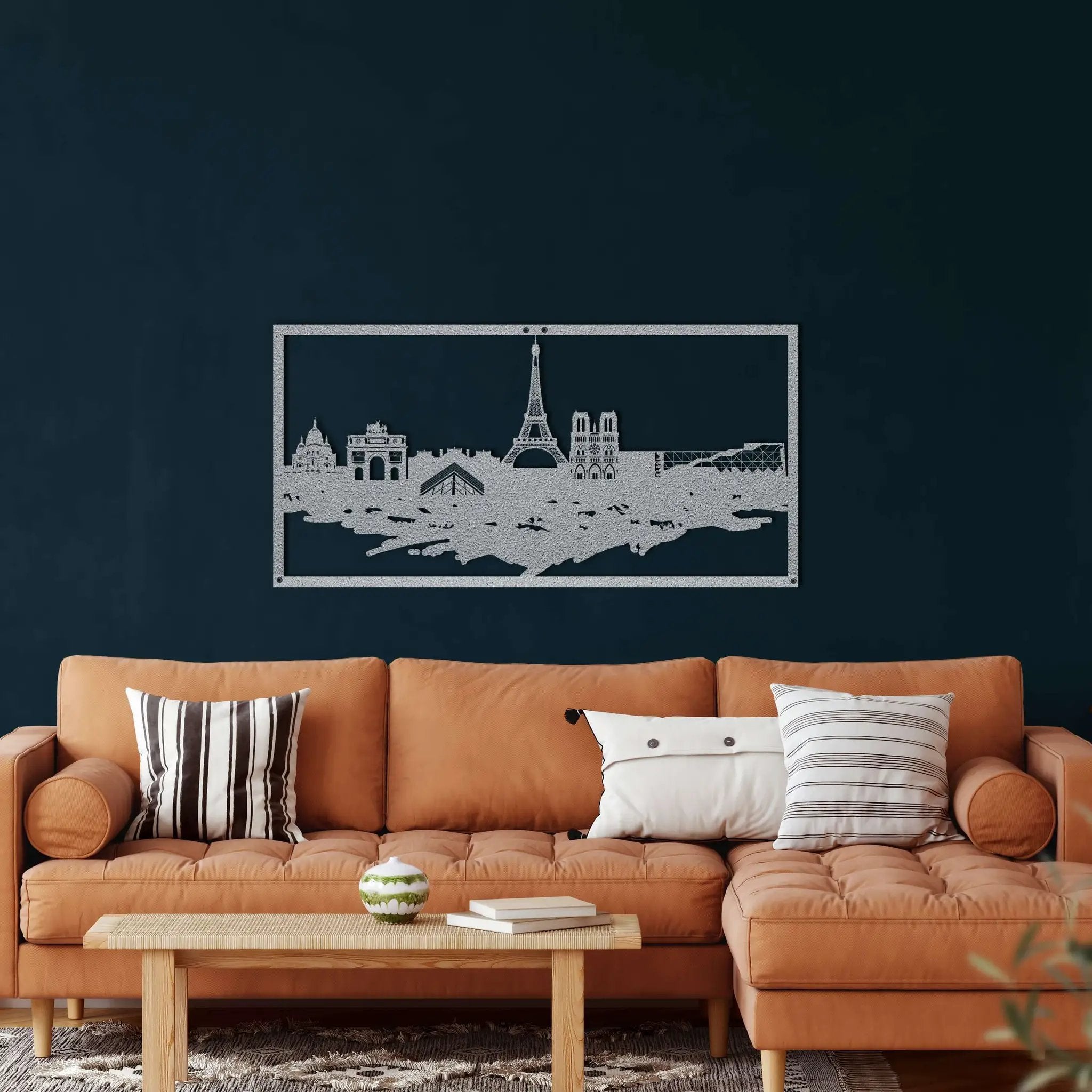 Paris Skyline Metal Wall Art