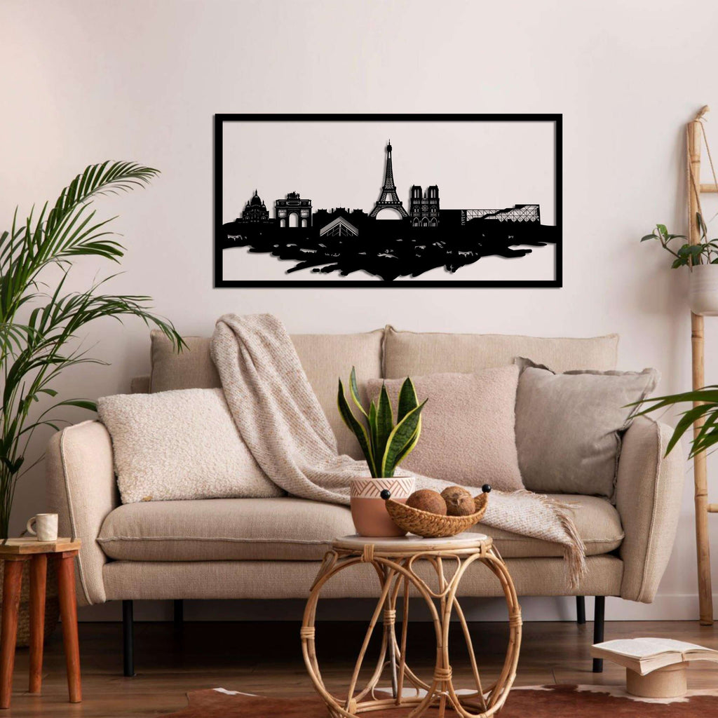 Paris Skyline Metal Wall Art