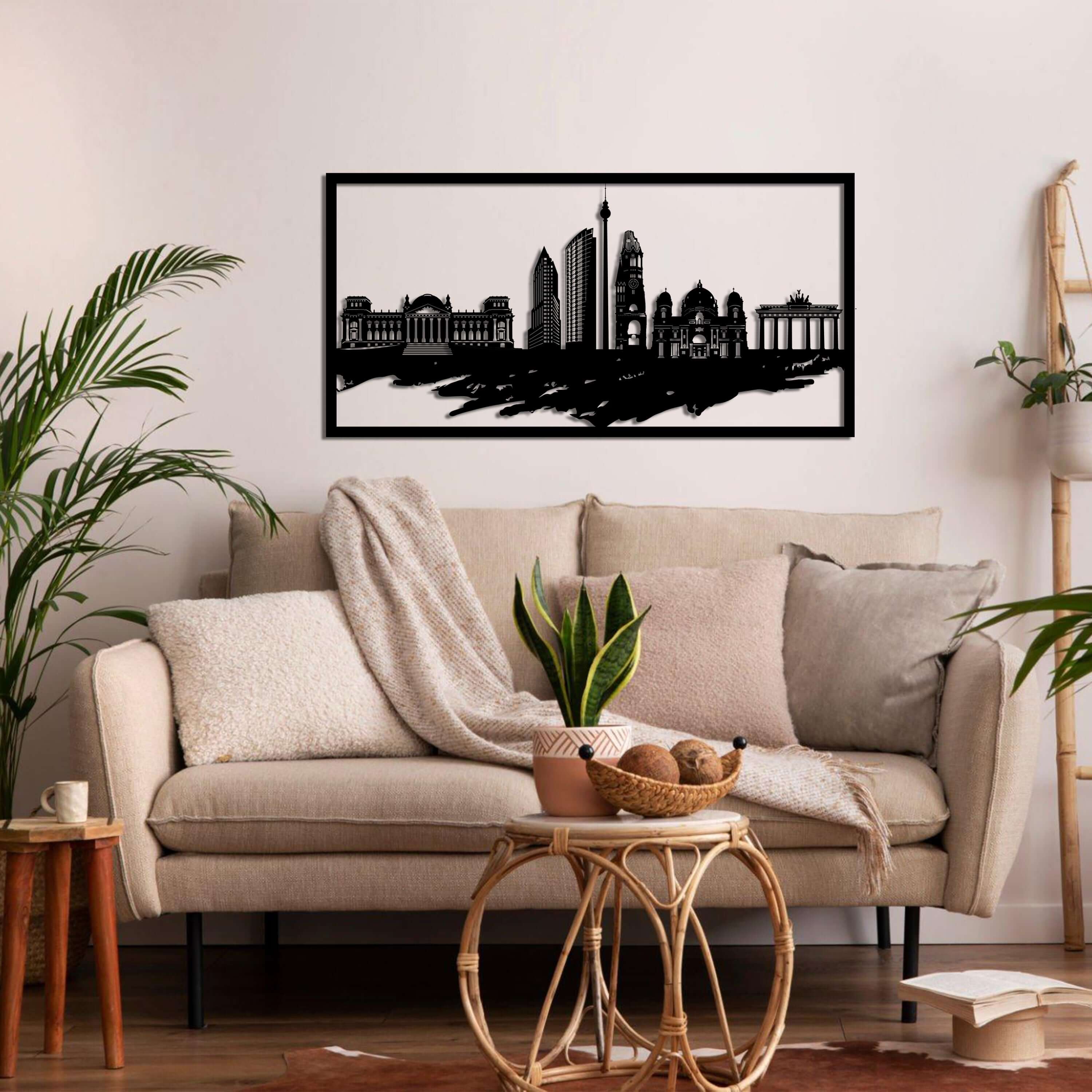 Berlin Skyline Metal Wall Art