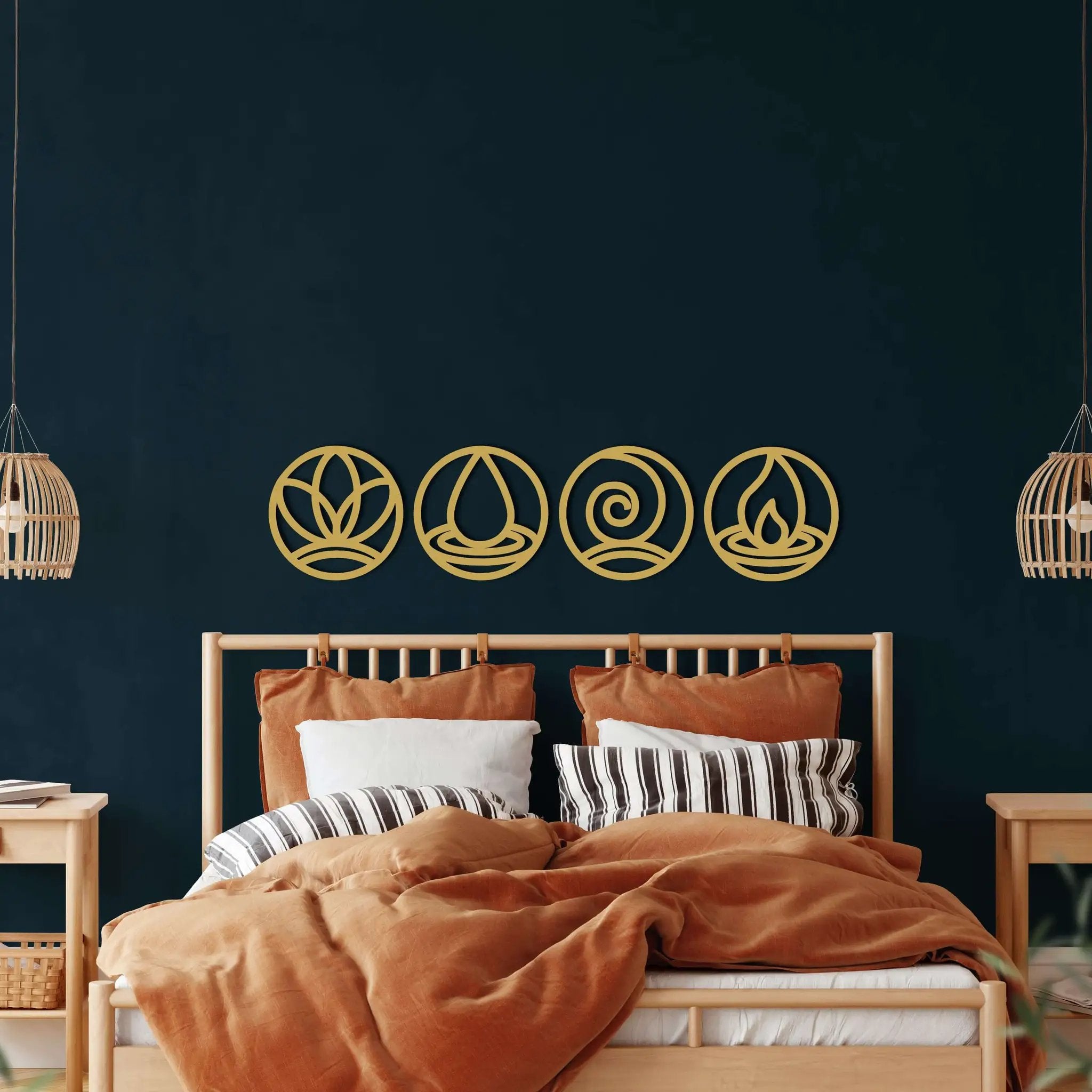 Four Elements Metal Wall Art