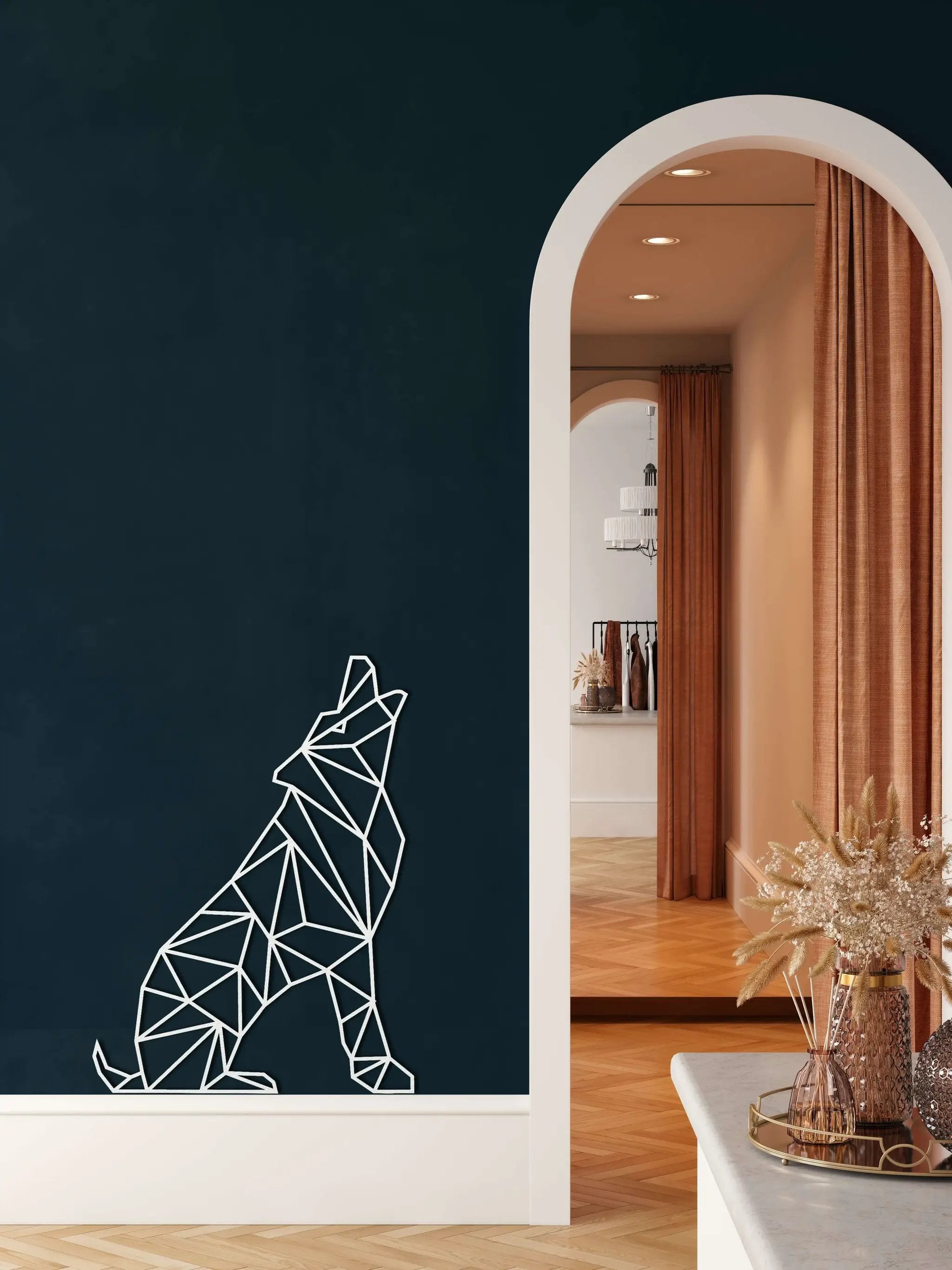 Wolf Metal Wall Art
