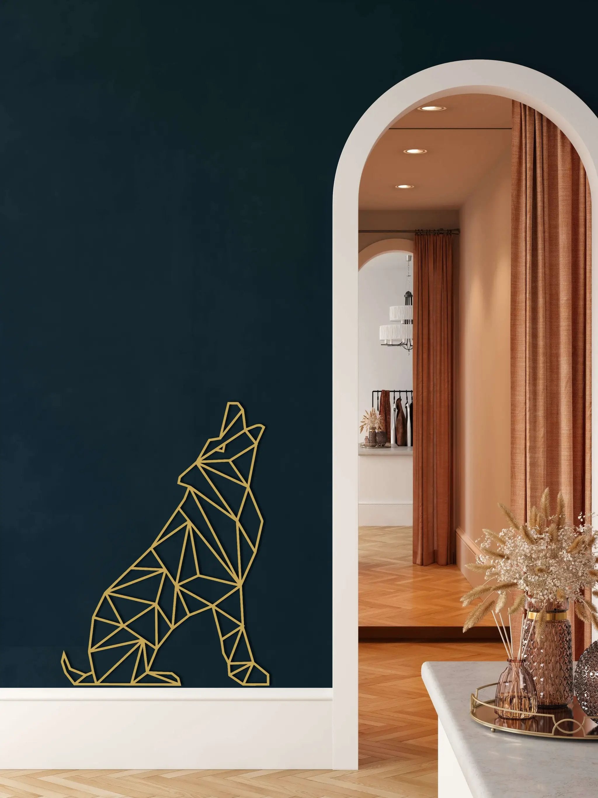 Wolf Metal Wall Art