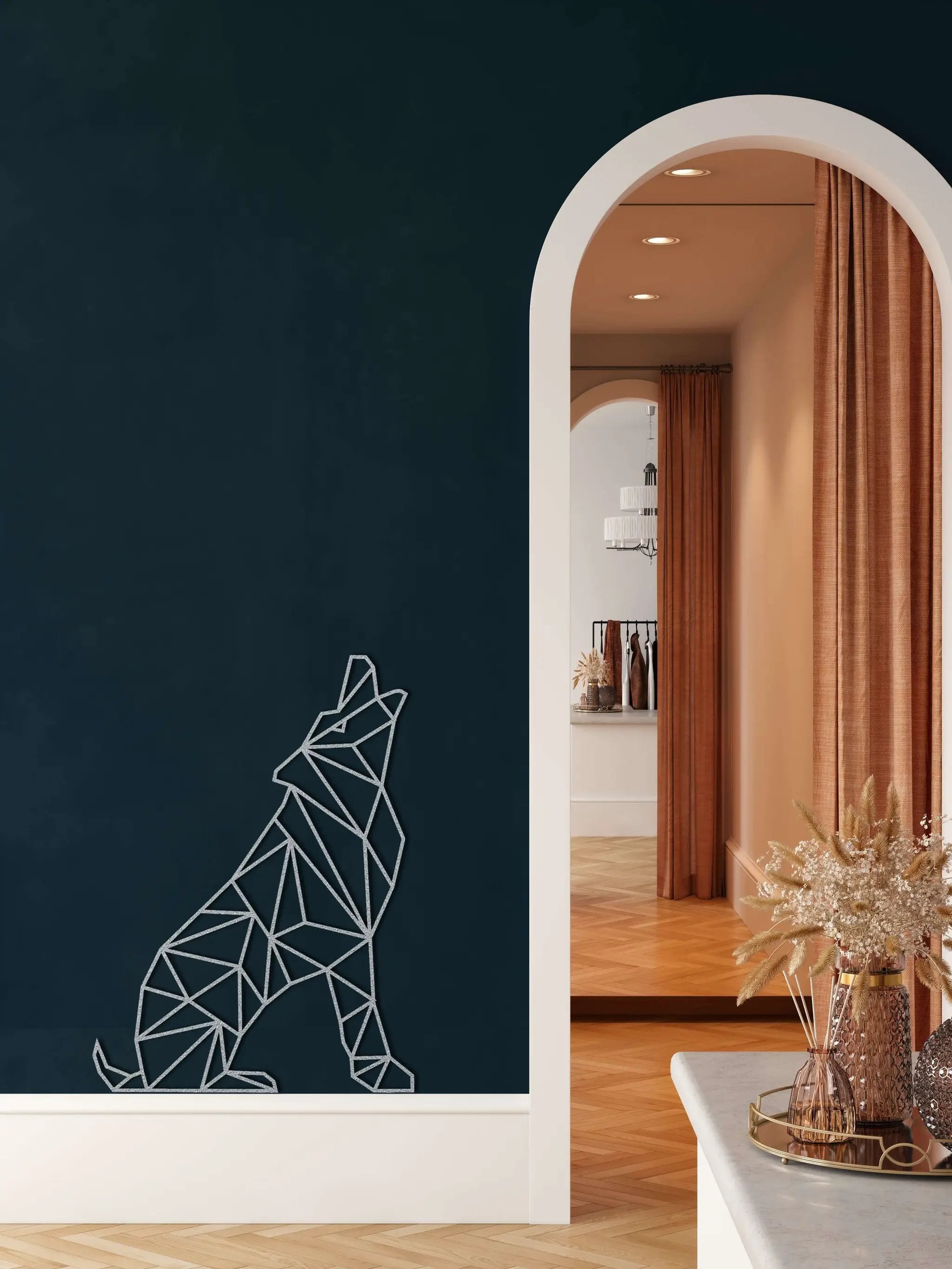 Wolf Metal Wall Art