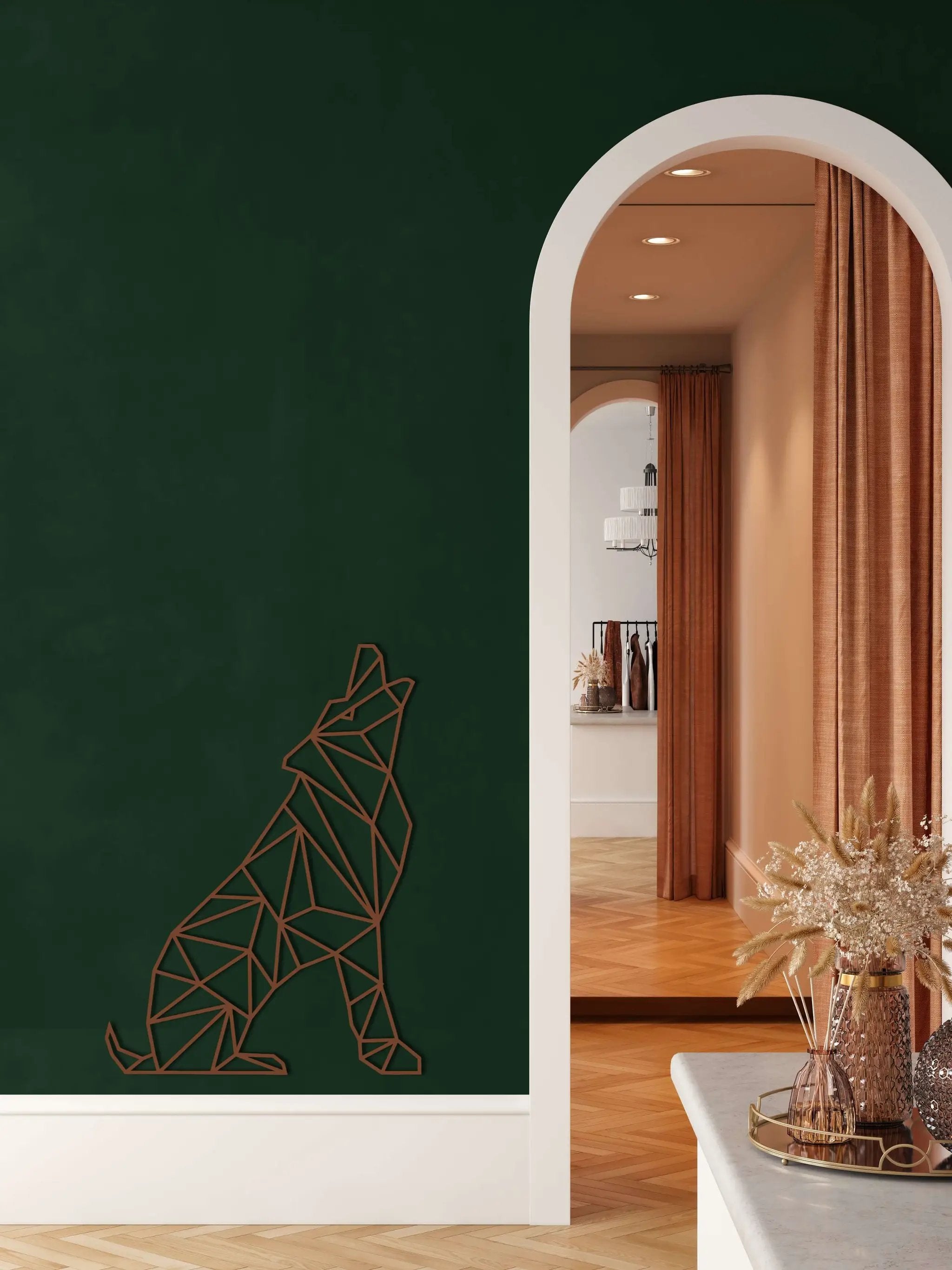 Wolf Metal Wall Art