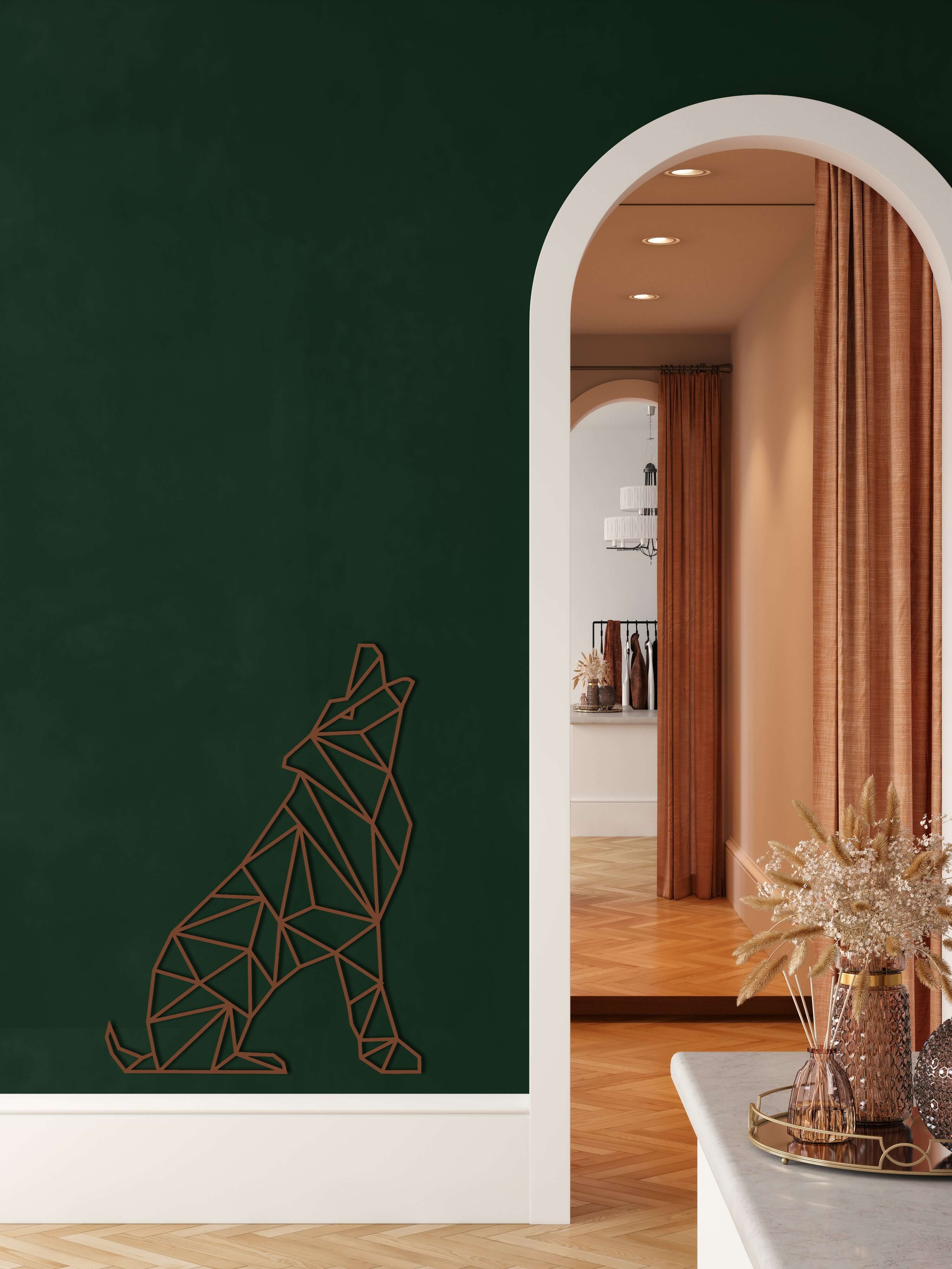 Wolf Metal Wall Art