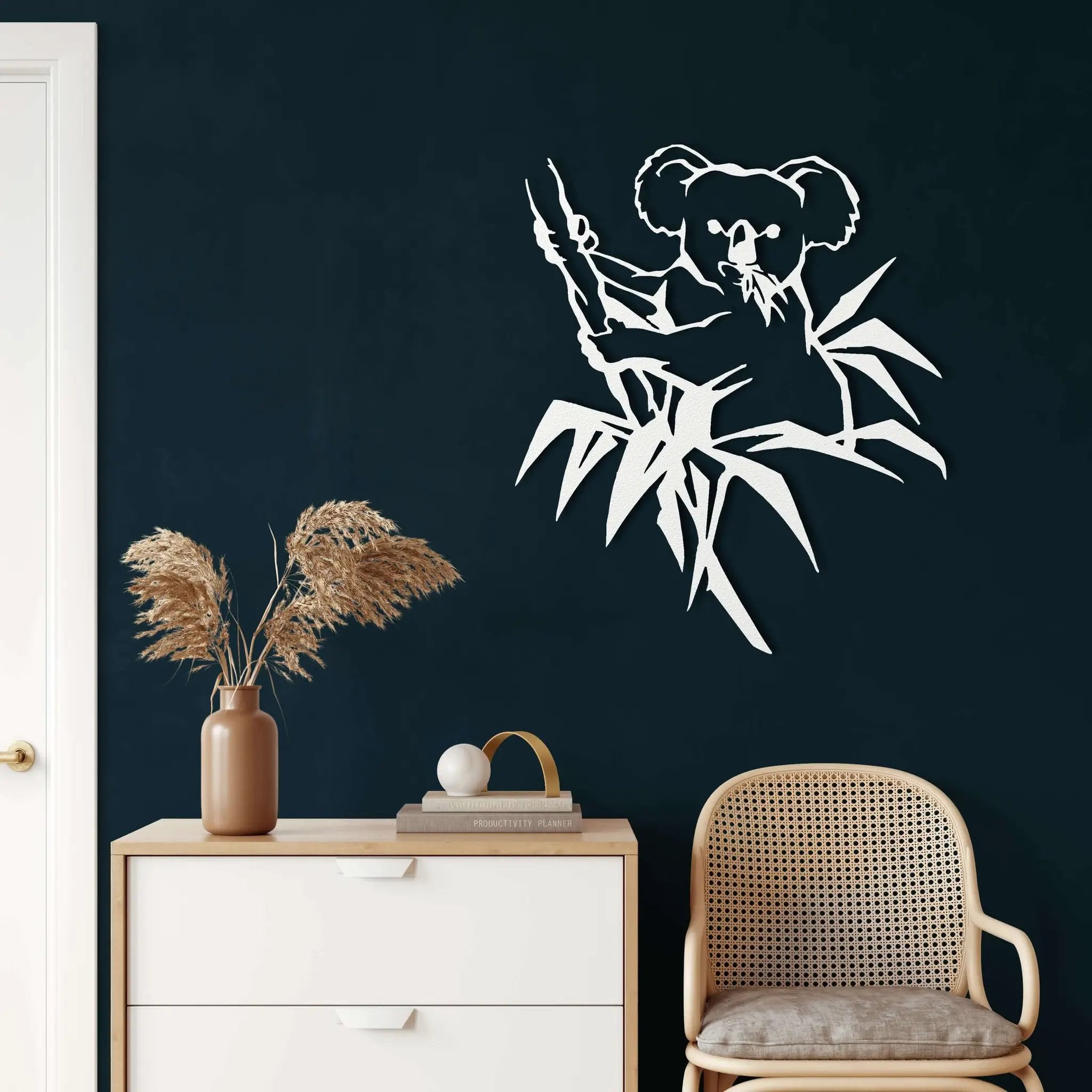 Koala Bear Metal Wall Art