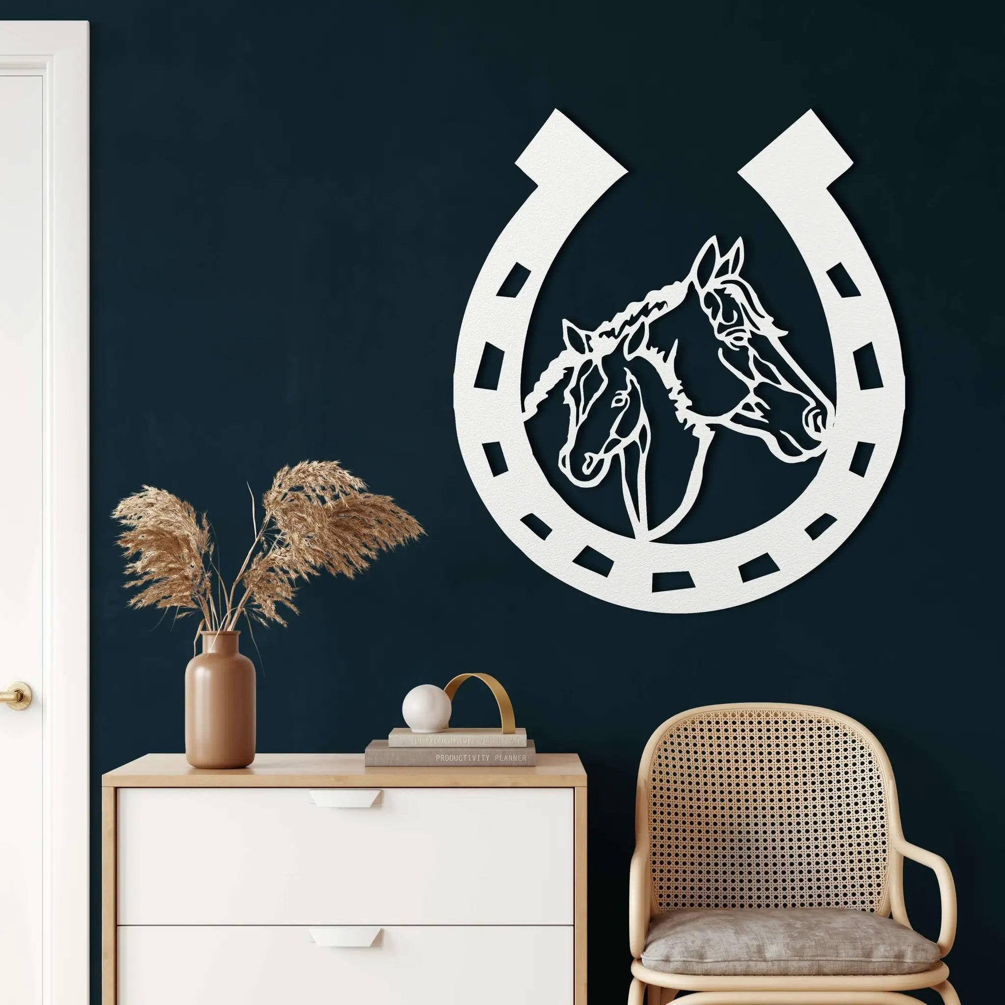 Horseshoe Metal Wall Art