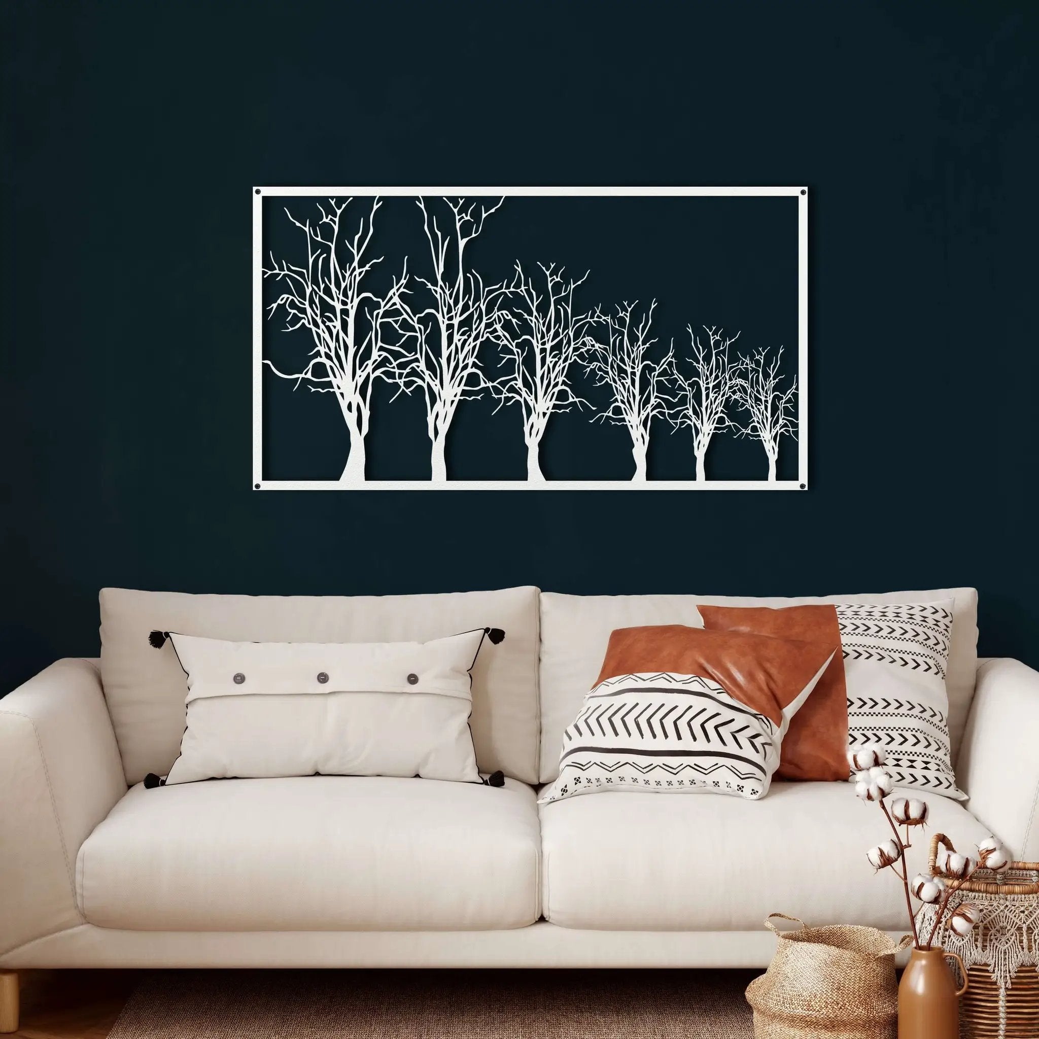 Trees Metal Wall Art